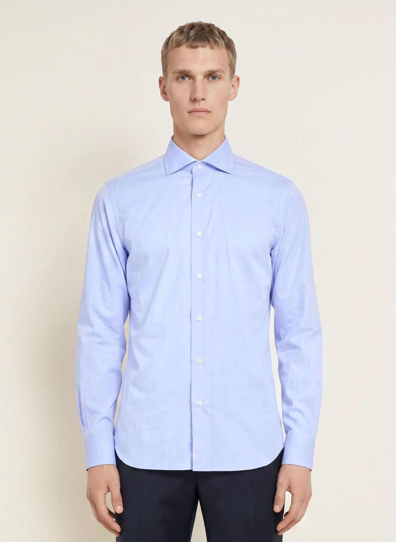 BARBA NAPOLI Hemd Slim Fit: HELLBLAU
