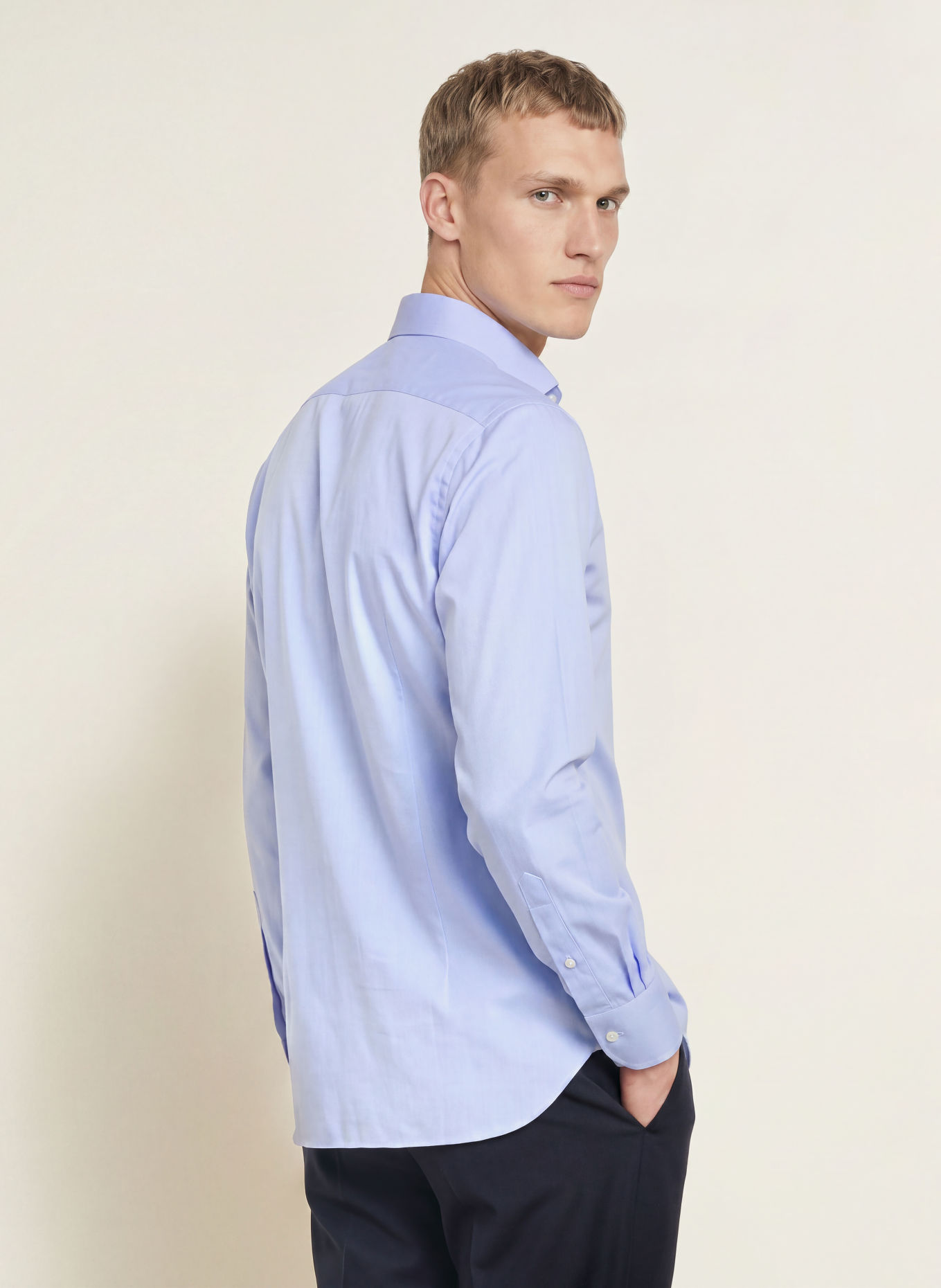 BARBA NAPOLI Hemd Slim Fit: HELLBLAU