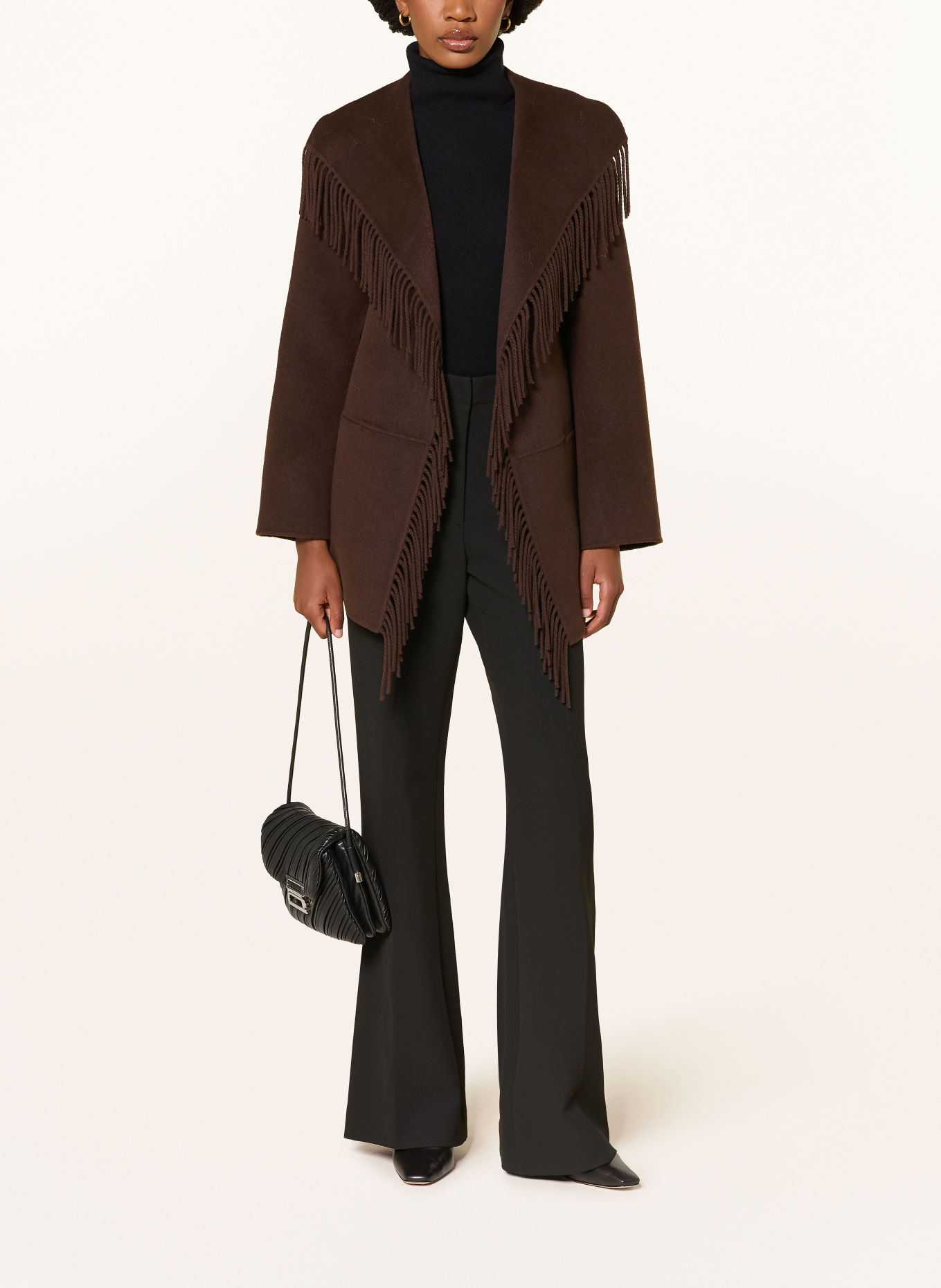 SIMKHAI Rollkragenpullover FENWICK aus Cashmere: SCHWARZ