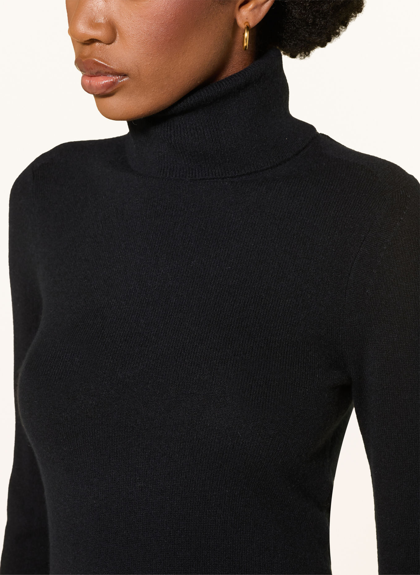SIMKHAI Rollkragenpullover FENWICK aus Cashmere: SCHWARZ