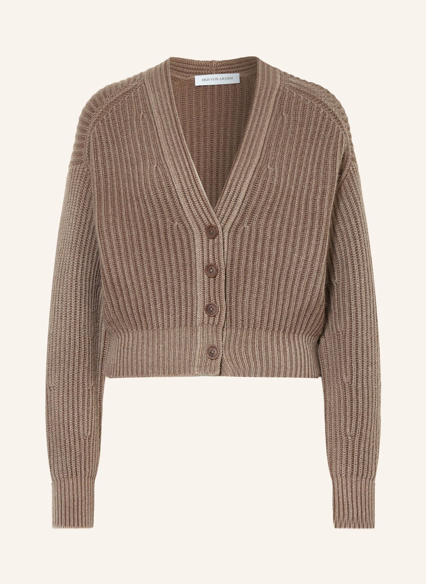 IRIS von ARNIM PALORA Cashmere Cardigan: TAUPE