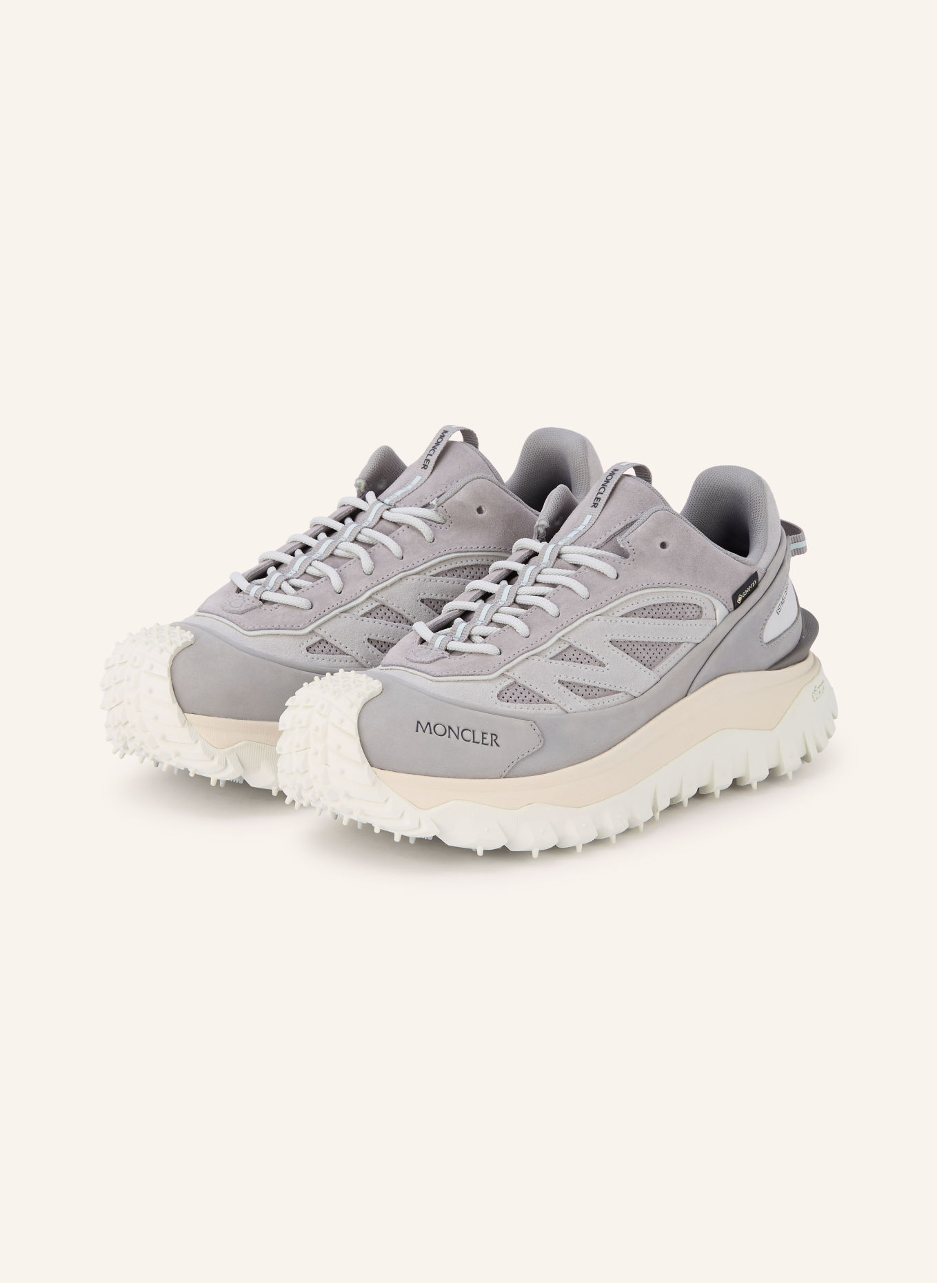 MONCLER Sneakersy TRAILGRIP: SZARY / SZAROBRĄZOWY