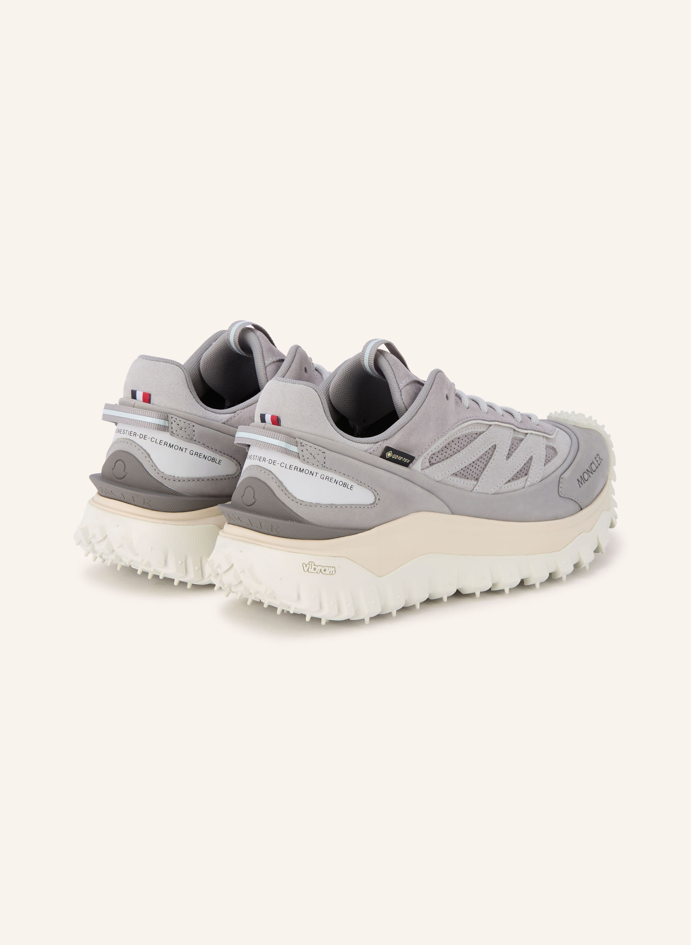 MONCLER Sneakersy TRAILGRIP: SZARY / SZAROBRĄZOWY
