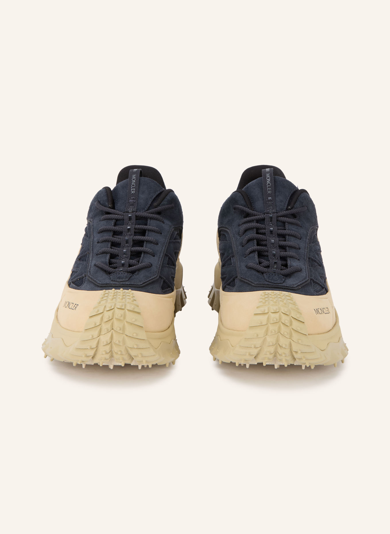 MONCLER TRAILGRIP Sneakers: DARK BLUE / BEIGE