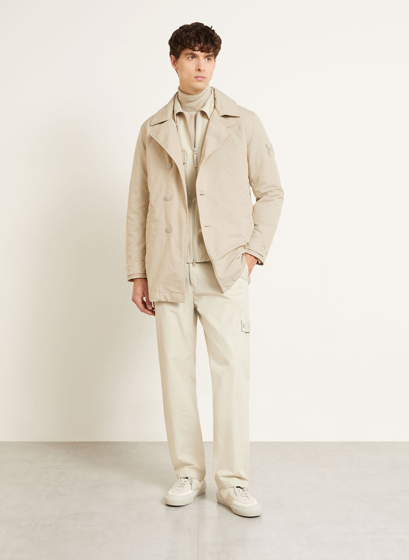 STONE ISLAND GHOST Jacket: BEIGE