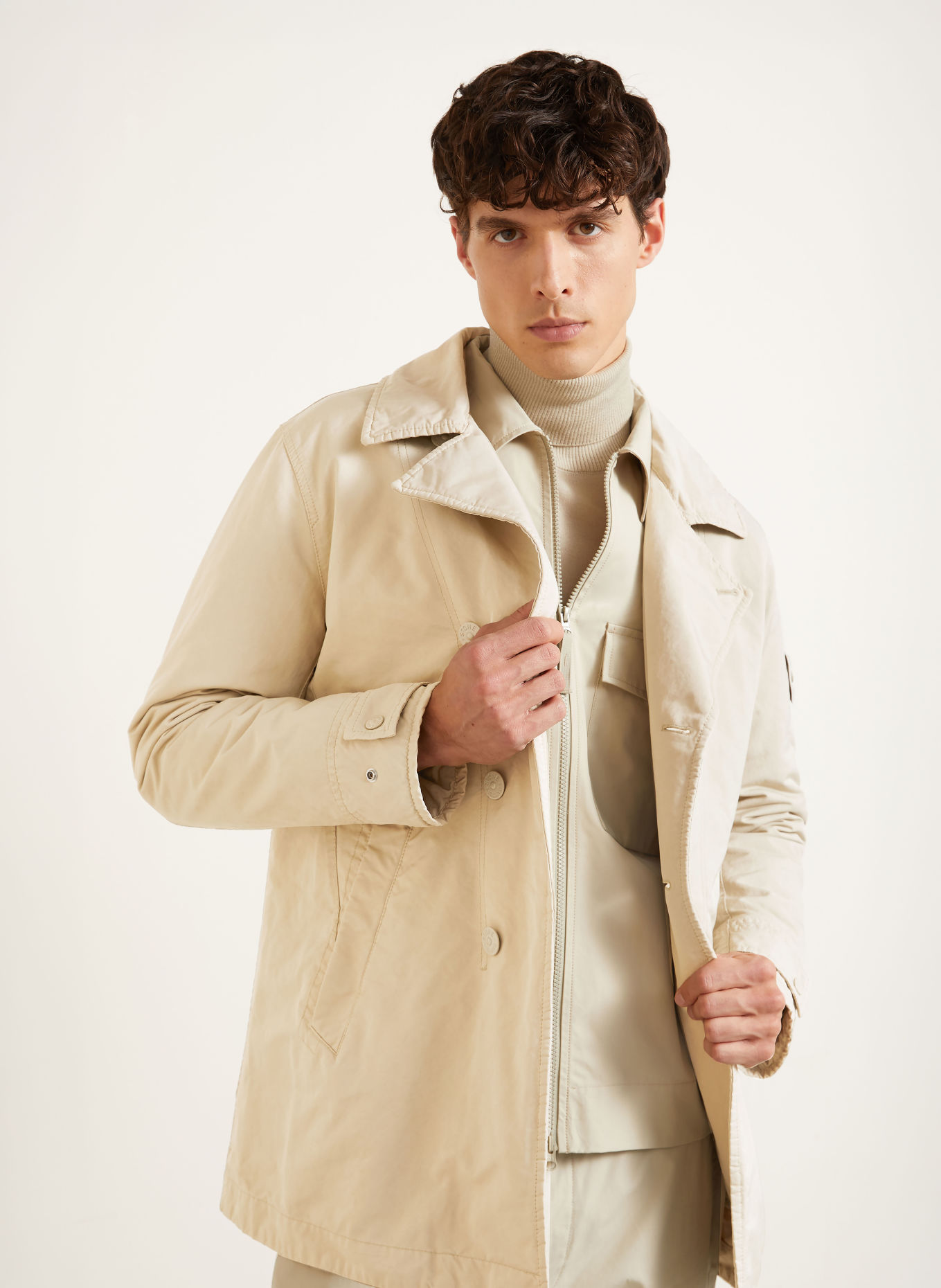 STONE ISLAND GHOST Jacket: BEIGE
