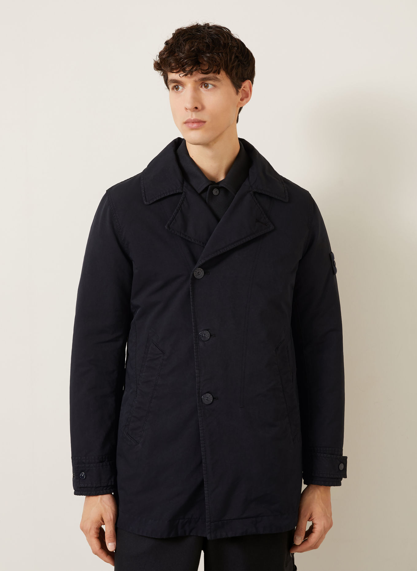 STONE ISLAND Veste GHOST: BLEU FONCÉ