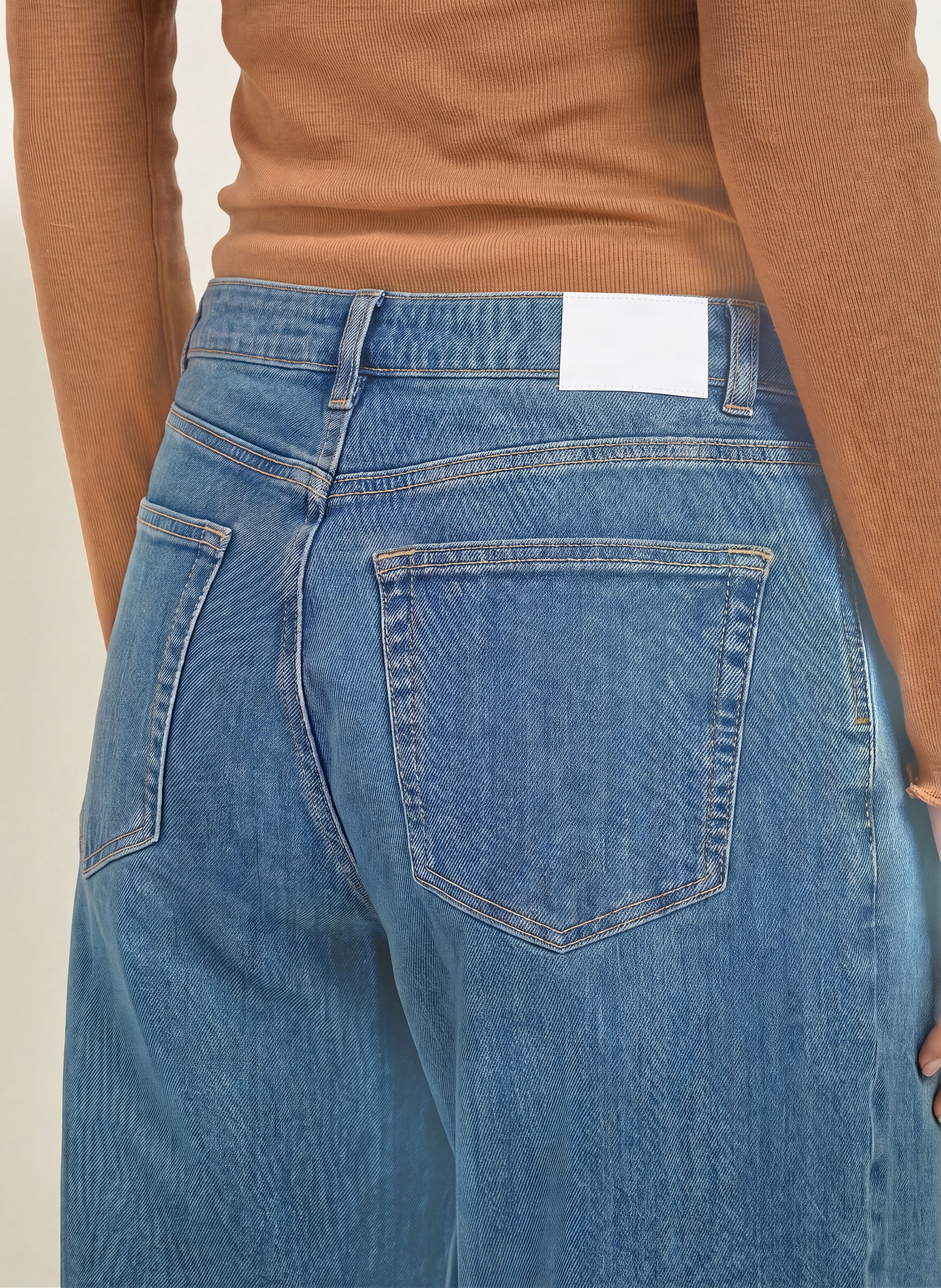 OPUS PANTS Wide leg jeans MENI STAR: 70420 dark blue