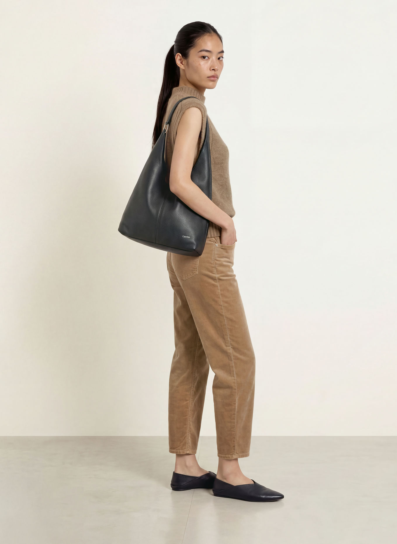 OPUS PANTS Cordhose MARI COSMO: BEIGE