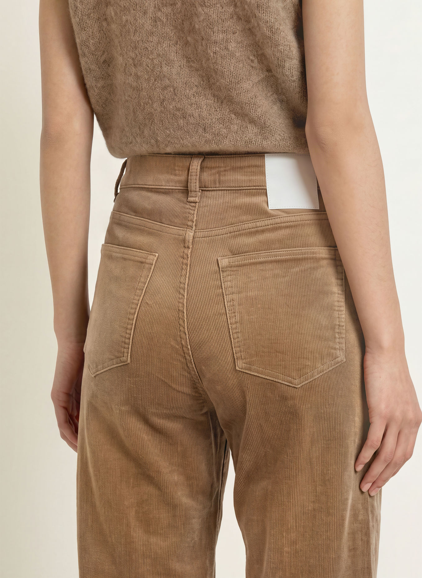 OPUS PANTS Cordhose MARI COSMO: BEIGE