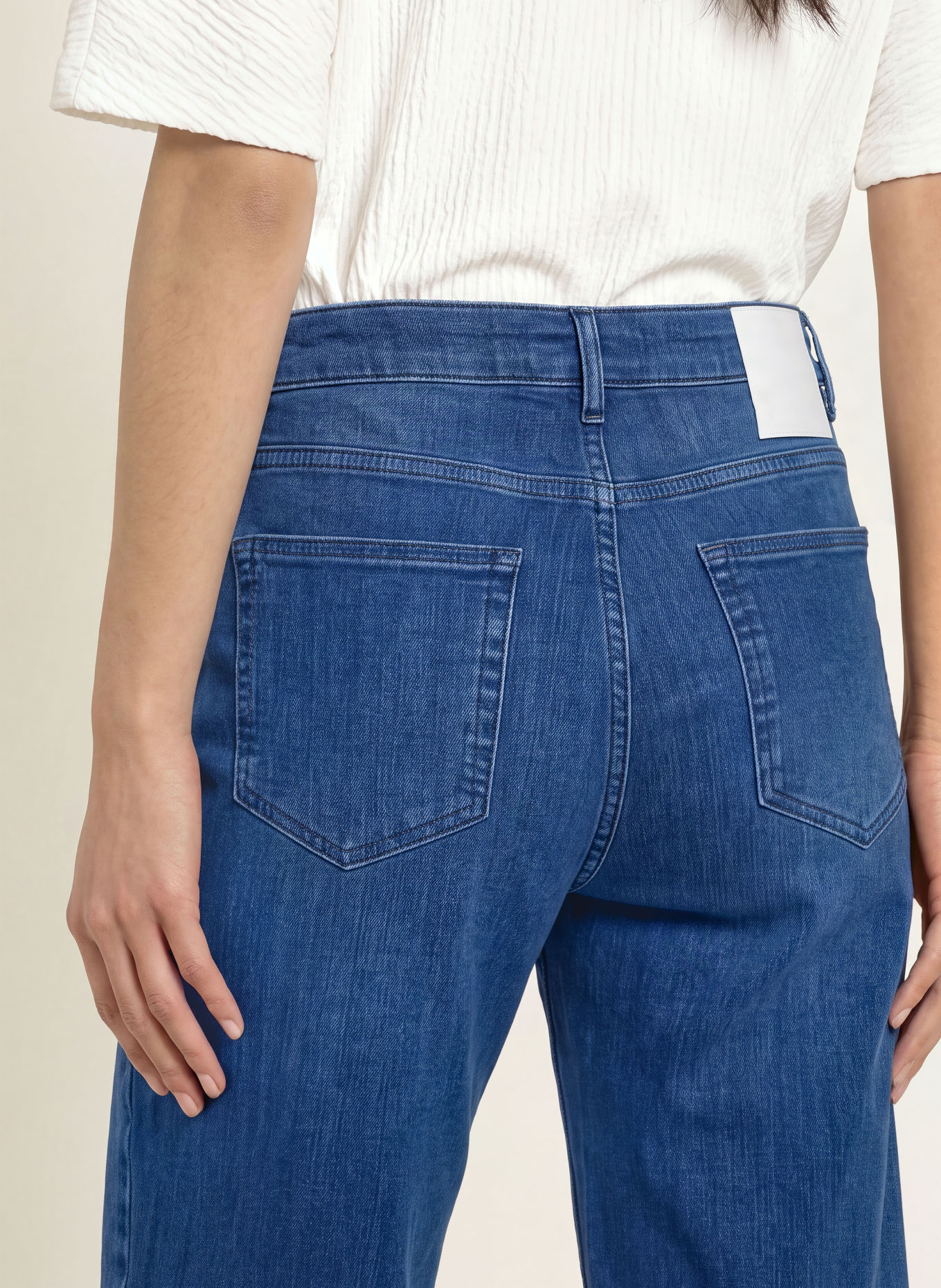 OPUS PANTS Barrel Jeans MARI COSMO: 70410 mid blue