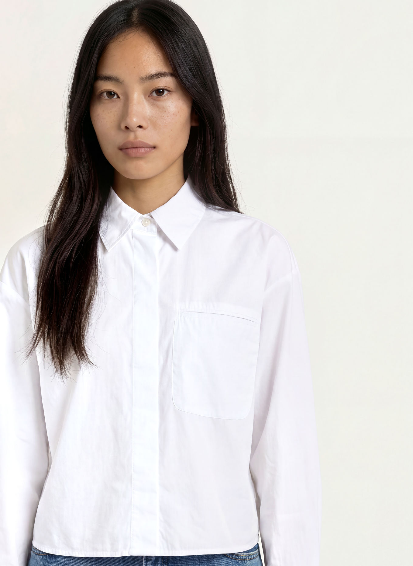 OPUS PANTS Overhemdblouse FEMI: WIT