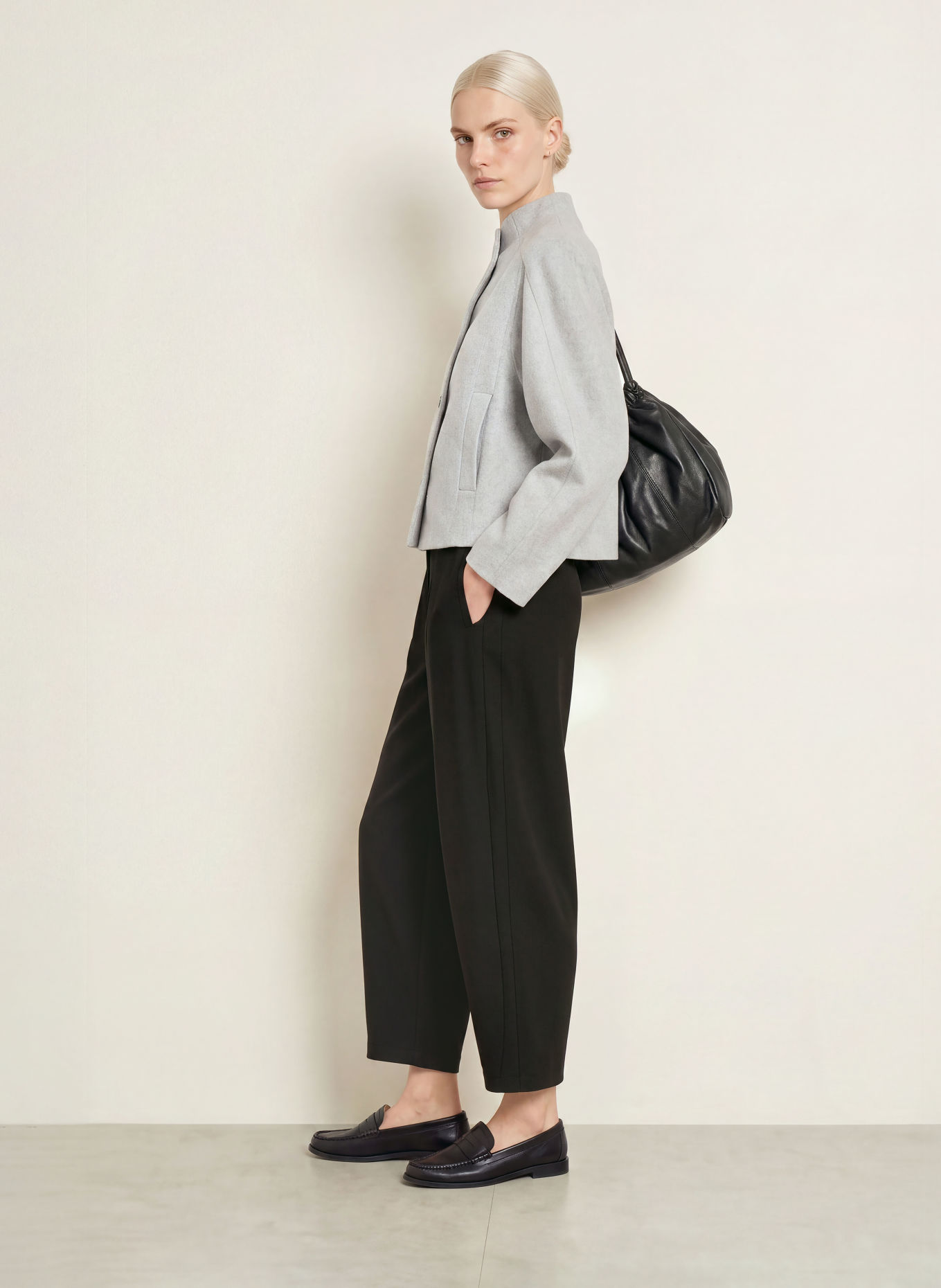OPUS PANTS 7/8-Hose MIKHA: SCHWARZ