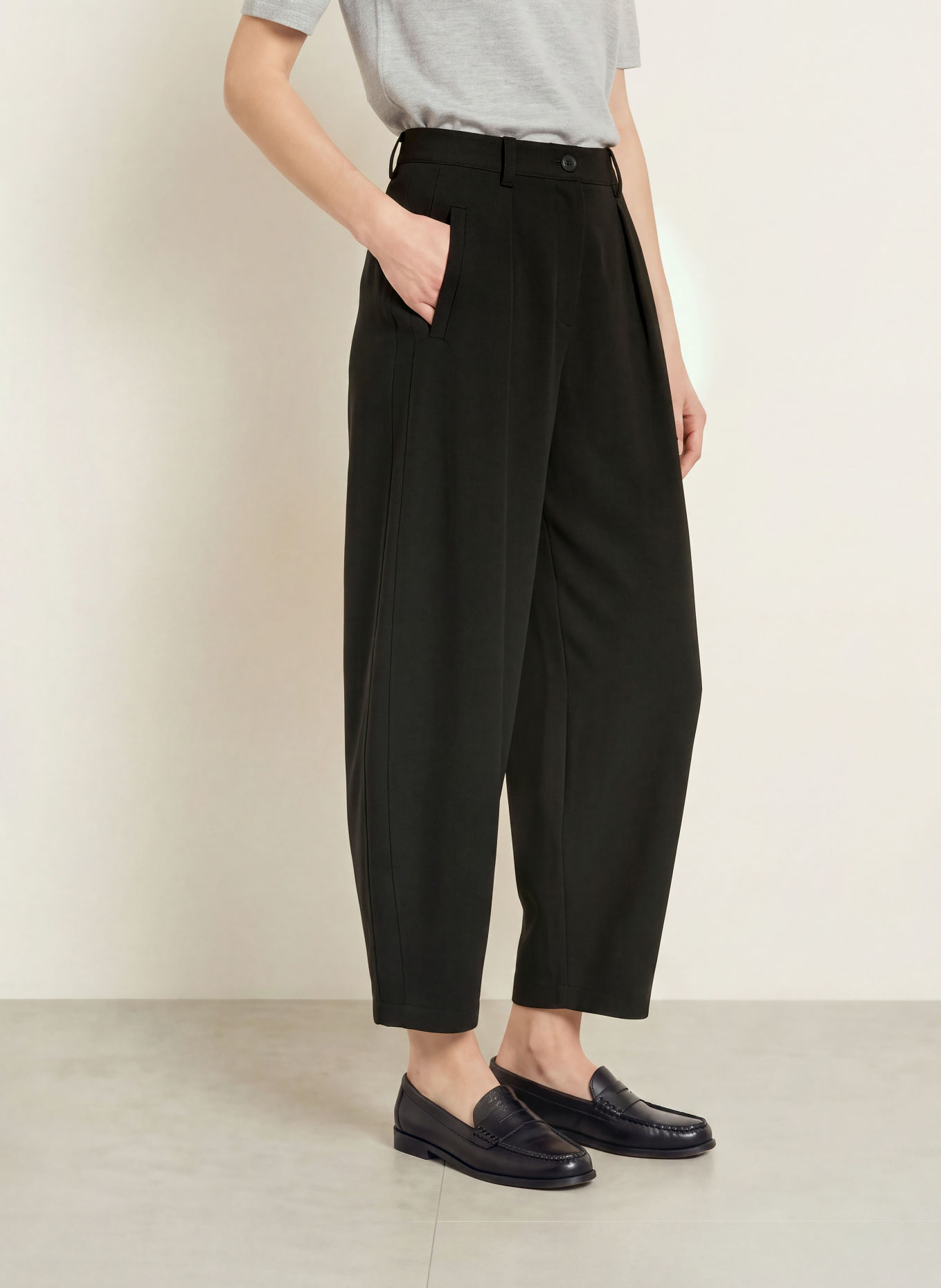 OPUS PANTS 7/8-Hose MIKHA: SCHWARZ