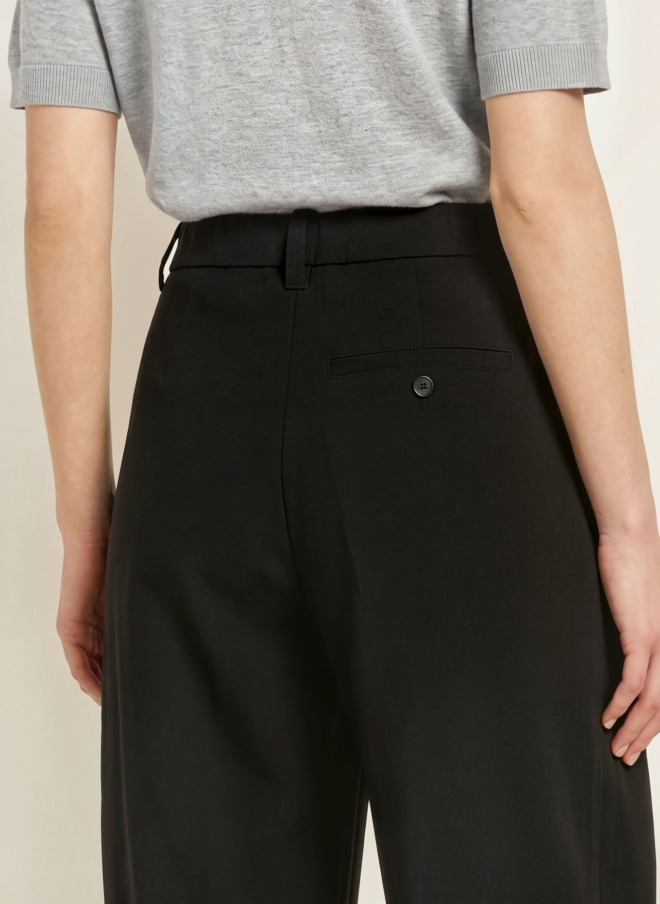 OPUS PANTS 7/8-Hose MIKHA: SCHWARZ