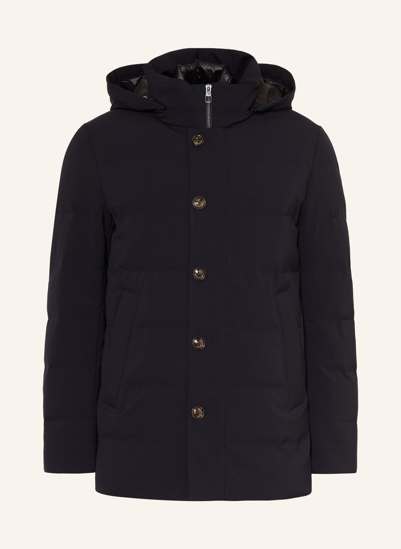 Montecore Daunenjacke mit herausnehmbarer Blende: DUNKELBLAU