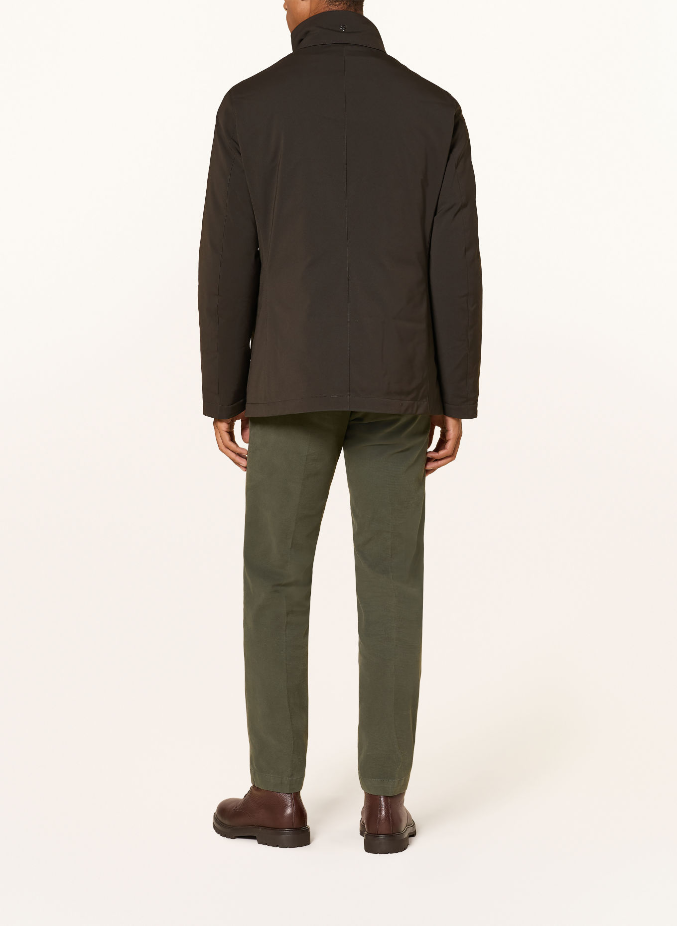 Montecore Daunenjacke mit herausnehmbarer Blende: KHAKI