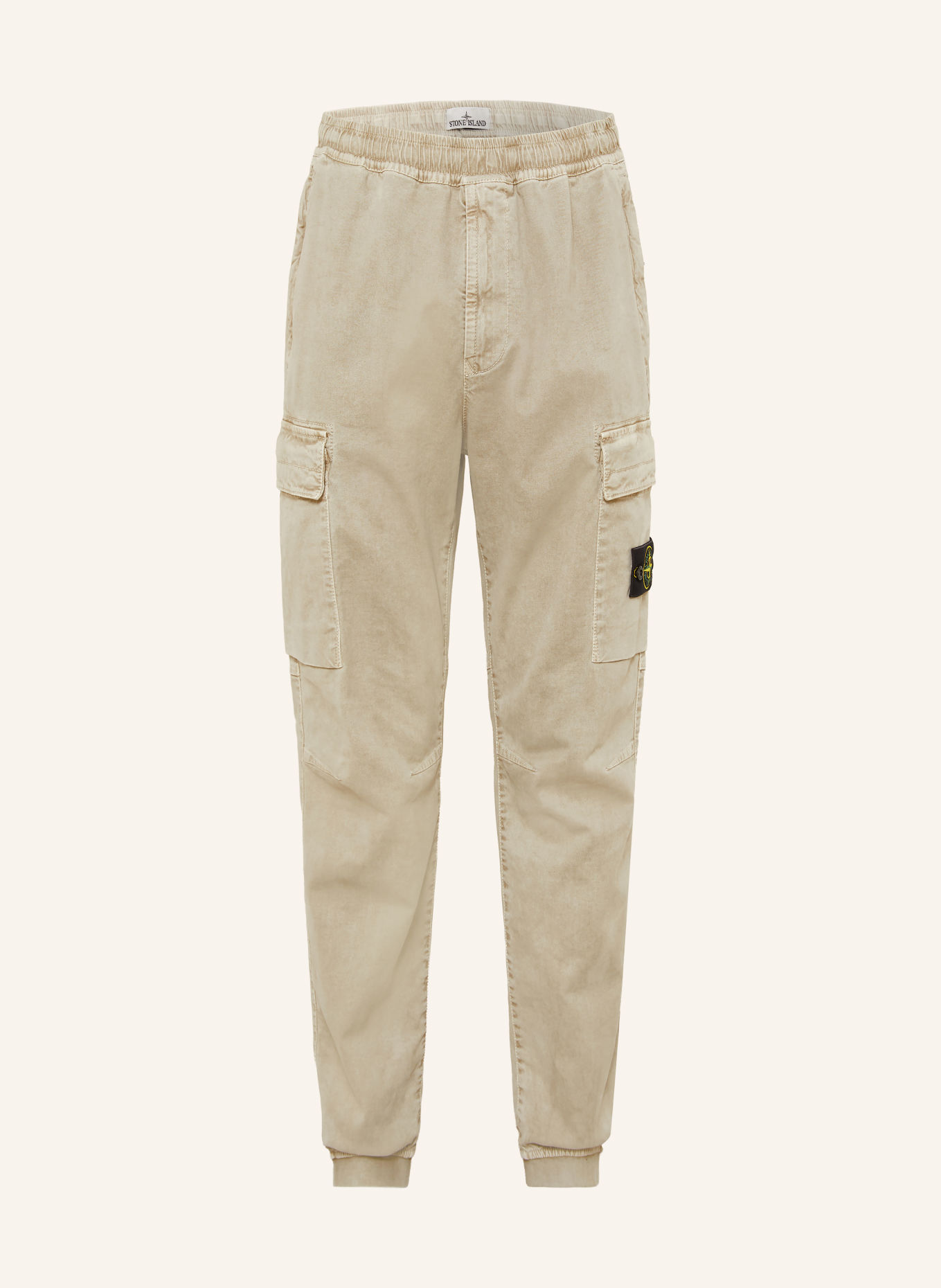 STONE ISLAND Cargohose Regular Tapered Fit: BEIGE