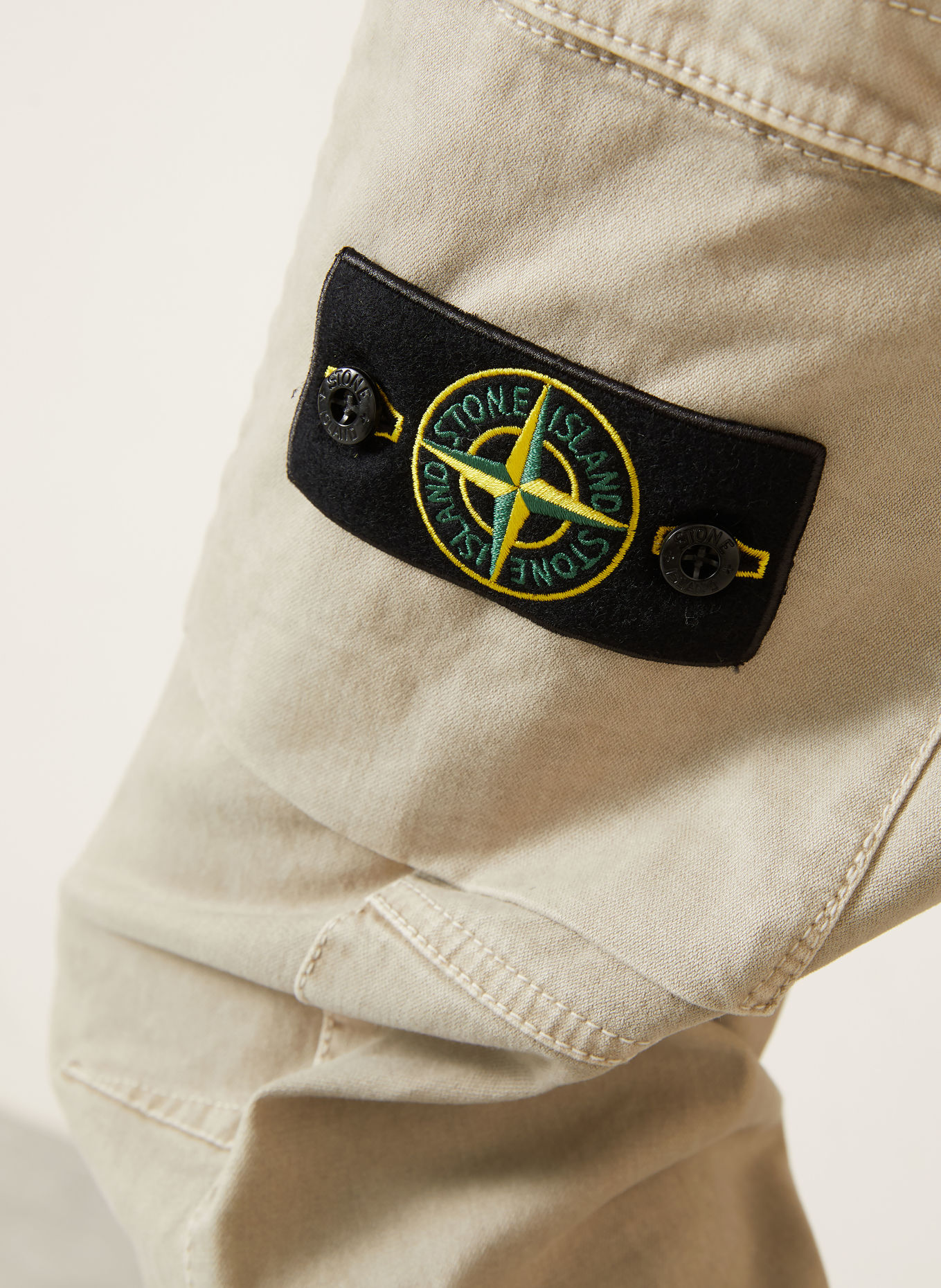 STONE ISLAND Cargohose Regular Tapered Fit: BEIGE