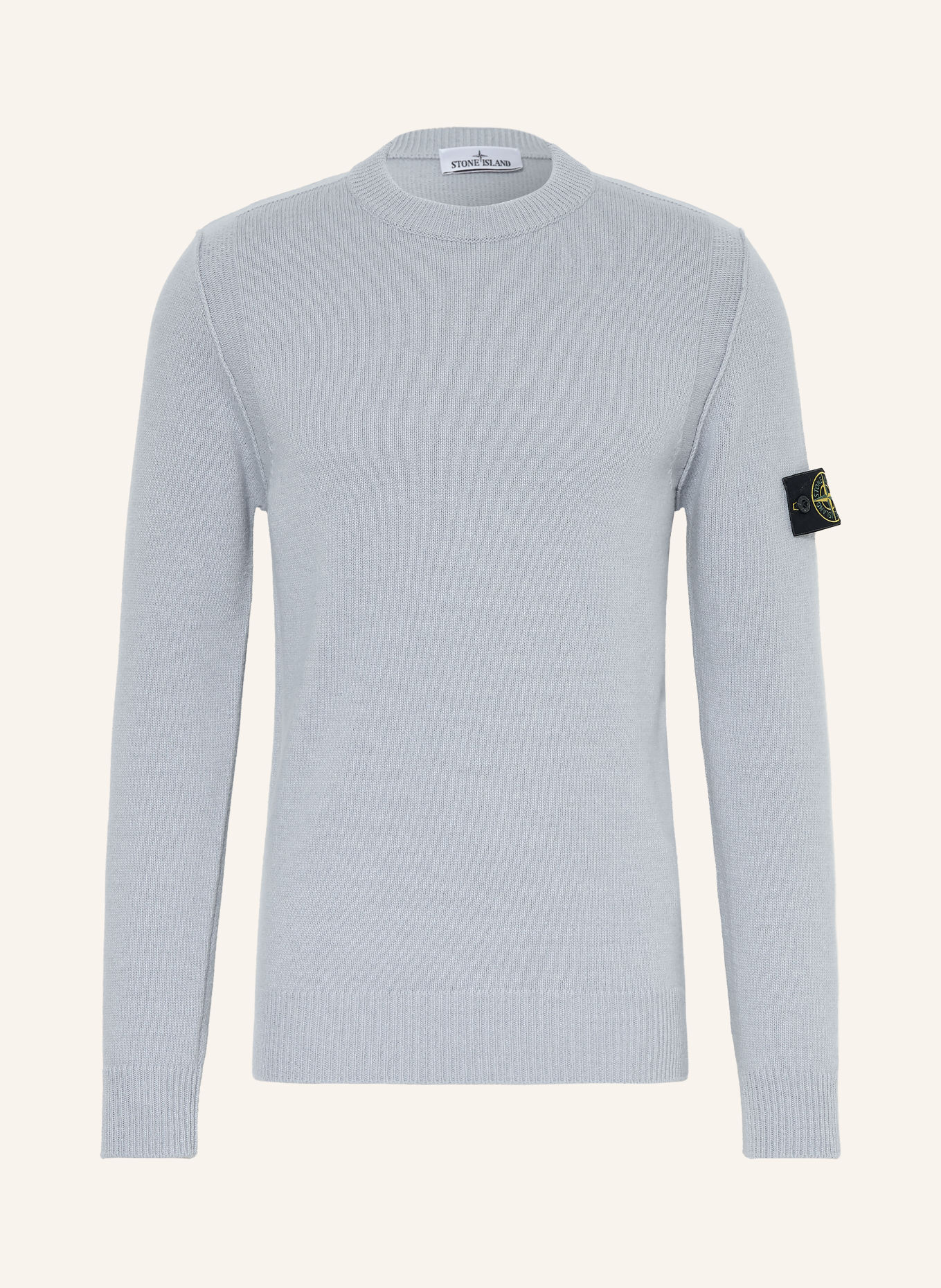 STONE ISLAND Pullover: BLAUGRAU / GELB / SCHWARZ