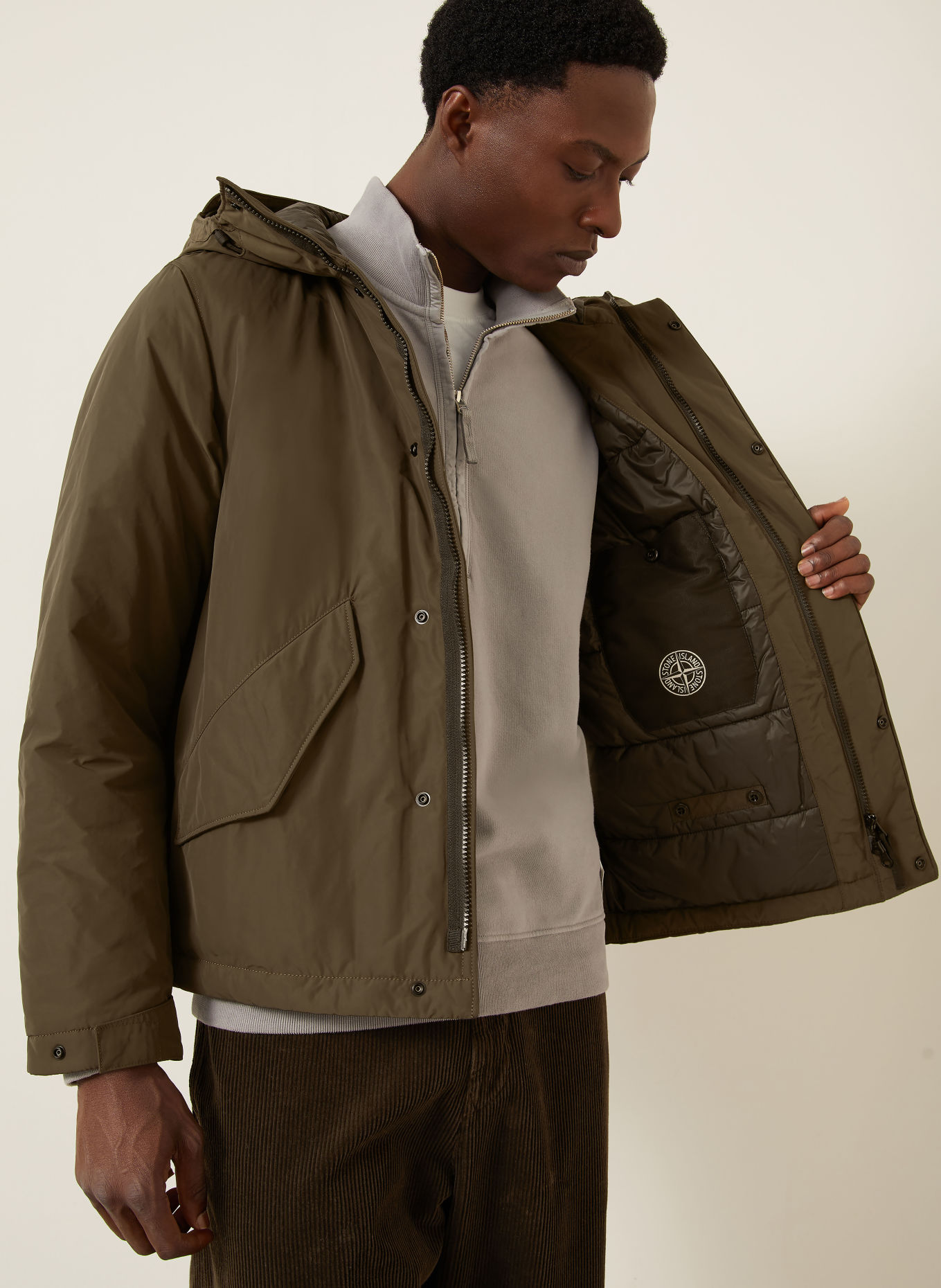 STONE ISLAND Jacke: KHAKI