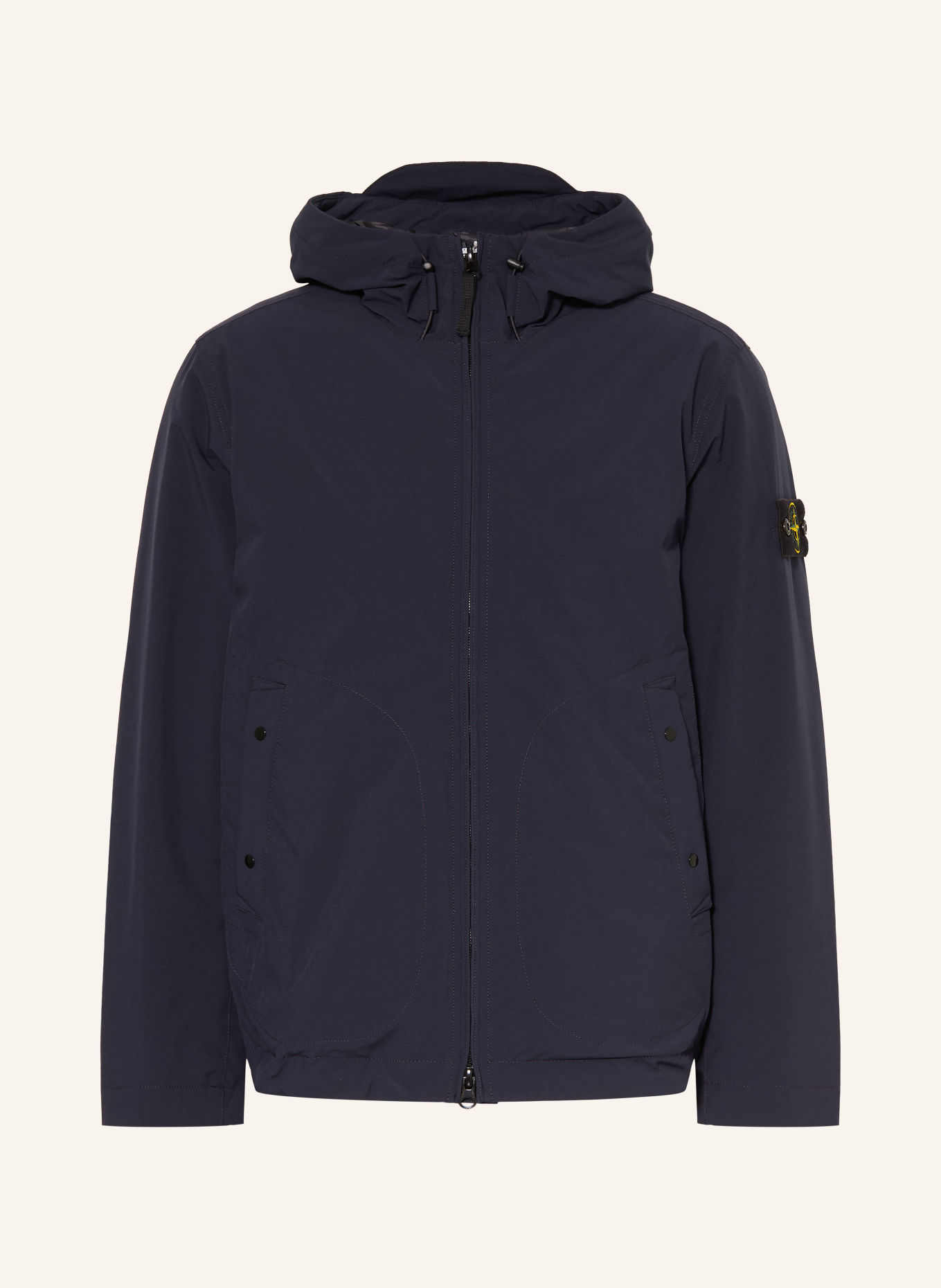 STONE ISLAND Veste softshell: BLEU FONCÉ