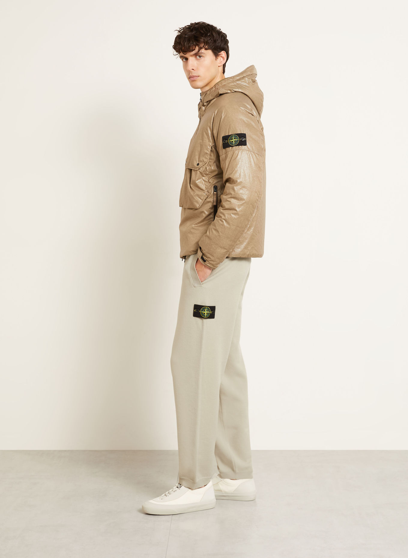 STONE ISLAND Strickhose: BEIGE