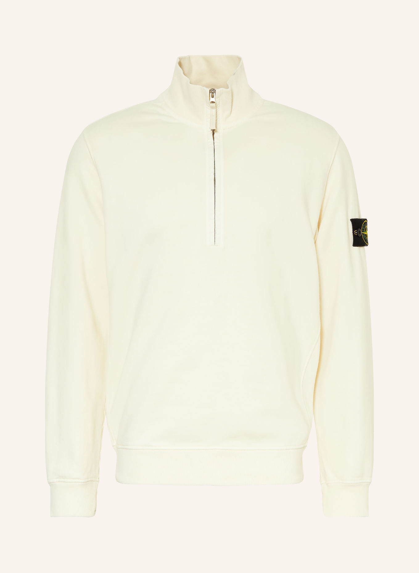 STONE ISLAND Sweat-Troyer: CREME / GELB / SCHWARZ