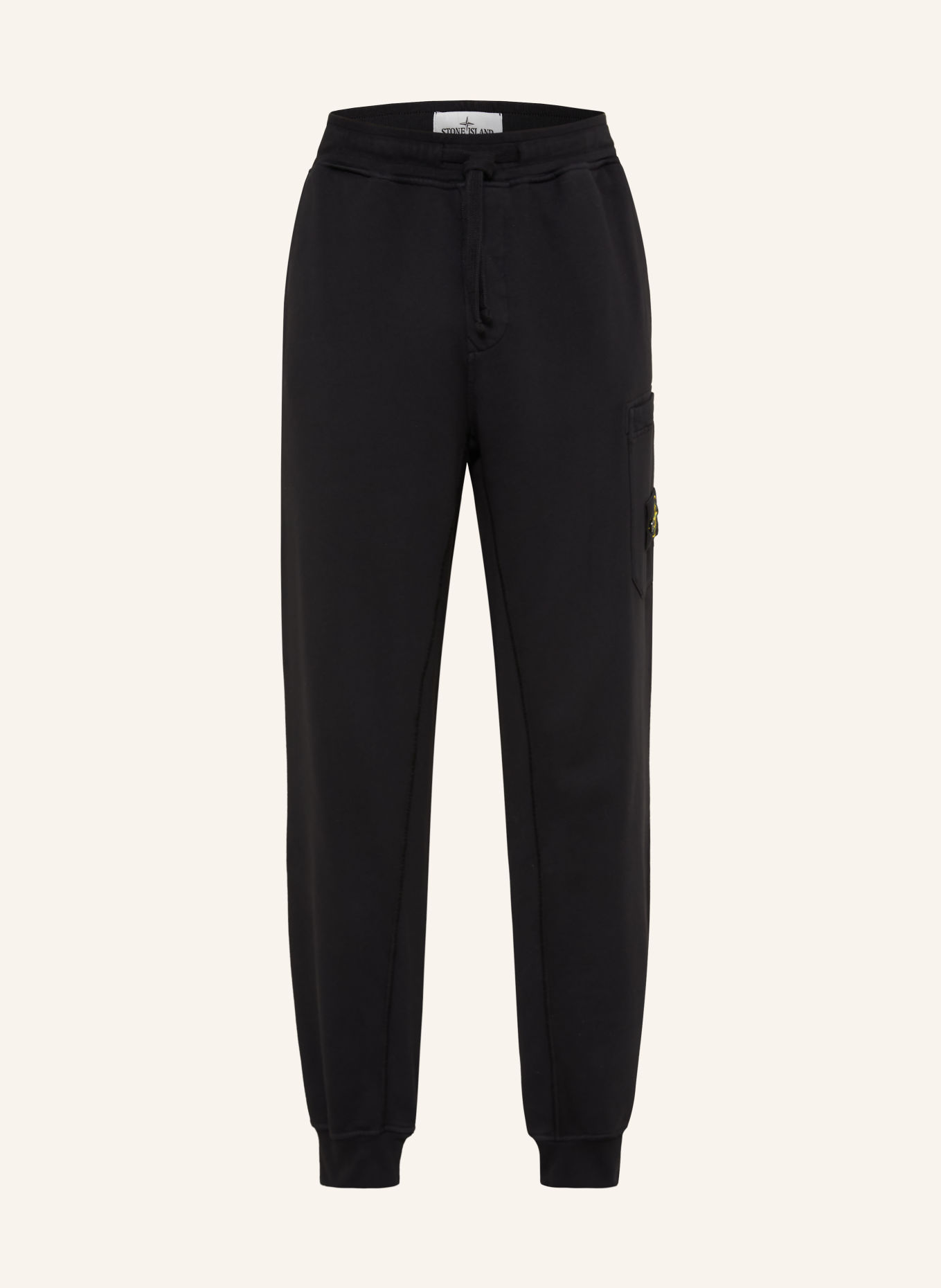 STONE ISLAND Sweatpants: SCHWARZ
