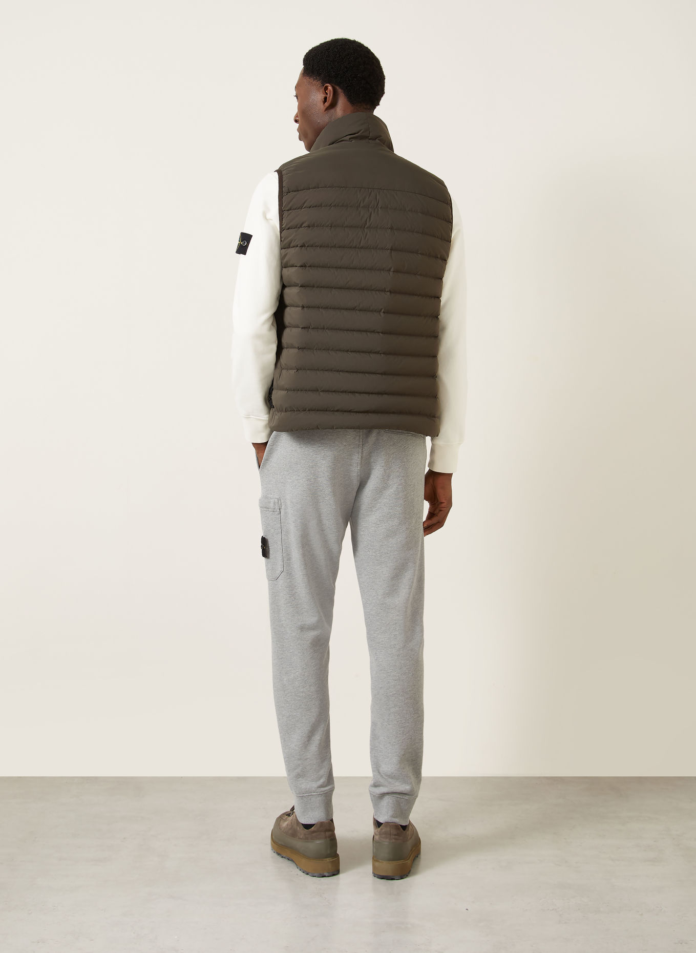 STONE ISLAND Sweatpants: GRAY
