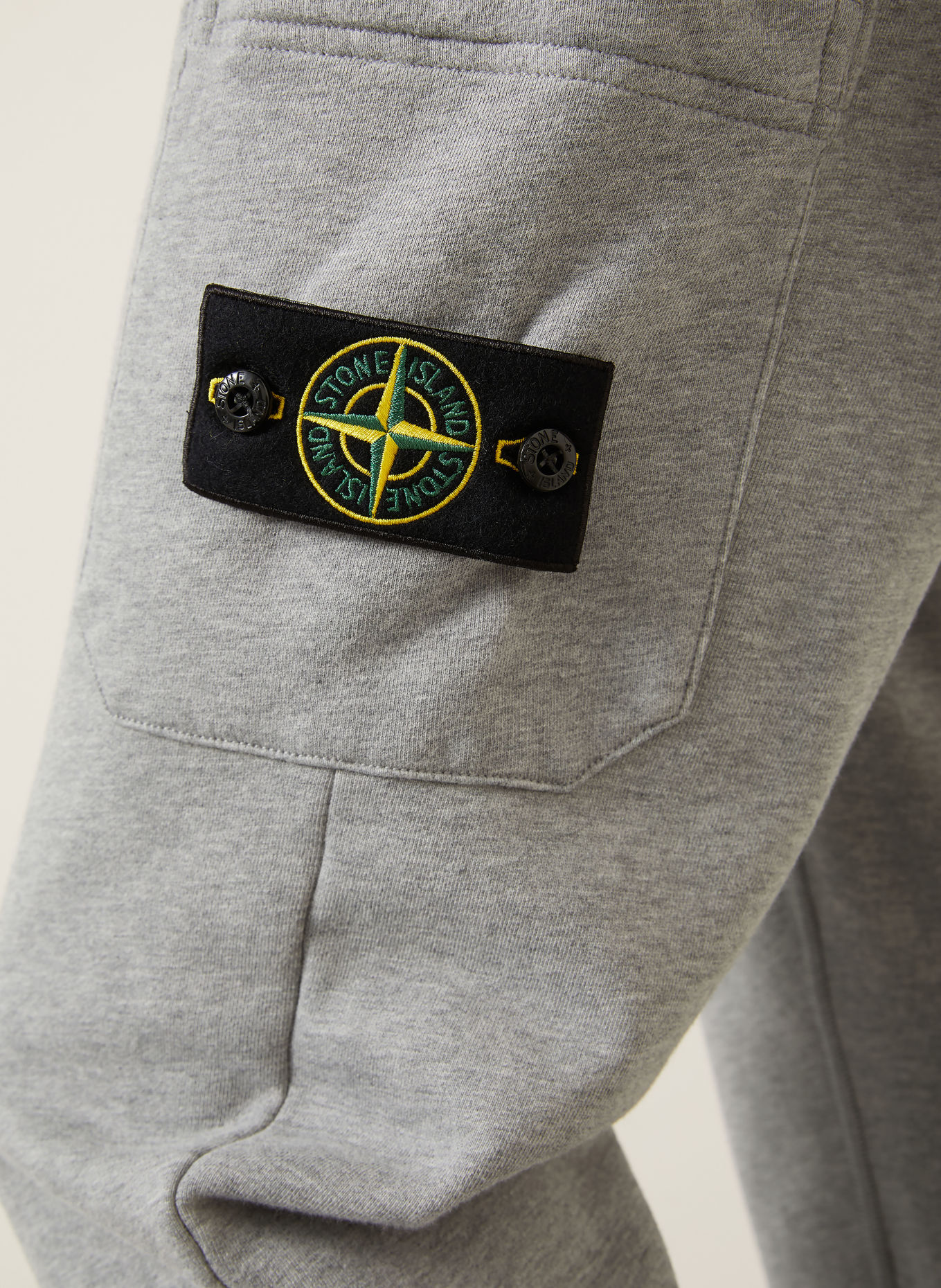 STONE ISLAND Sweatpants: GRAY
