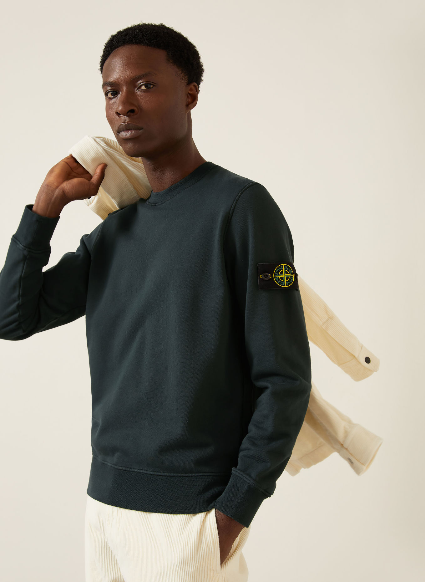 STONE ISLAND Bluza: CIEMNOZIELONY