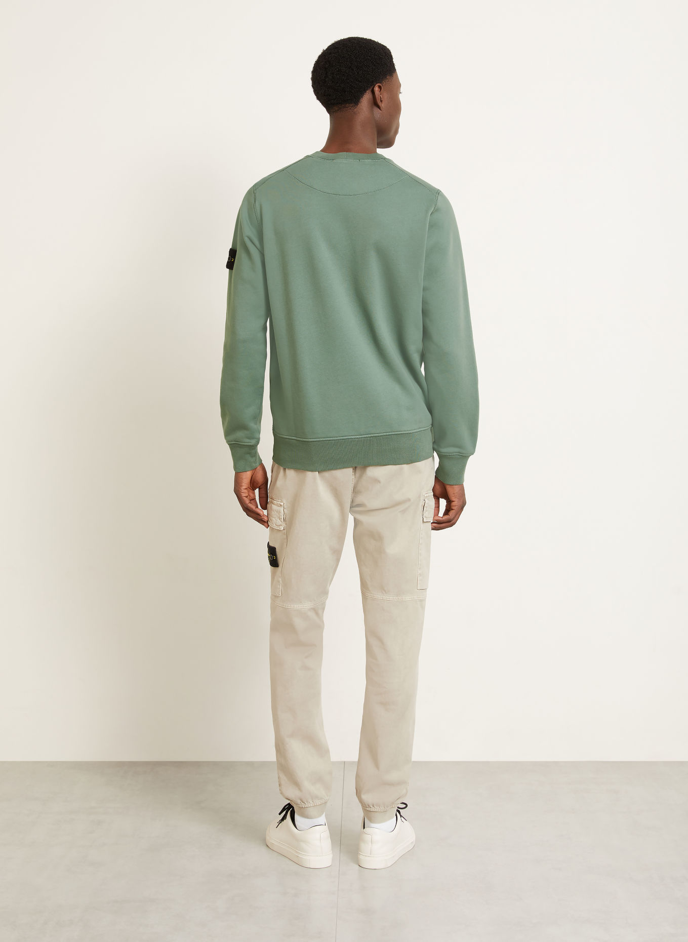 STONE ISLAND Sweatshirt: GRÜN