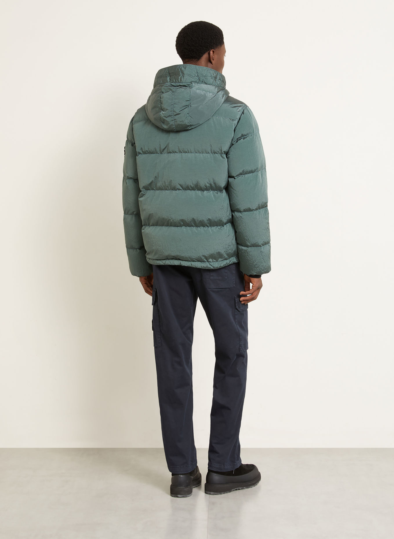 STONE ISLAND Daunenjacke: GRÜN / PETROL