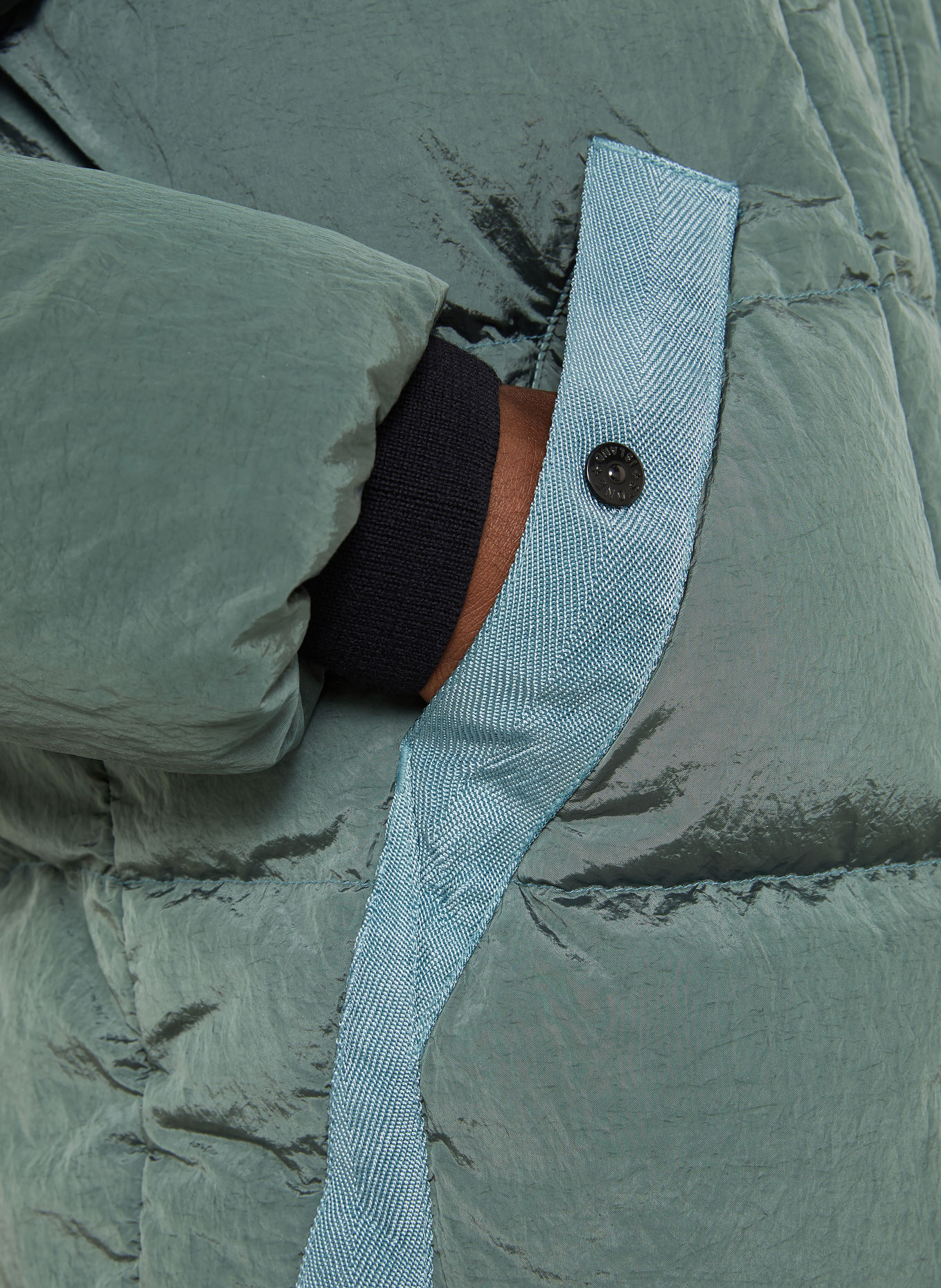 STONE ISLAND Daunenjacke: GRÜN / PETROL