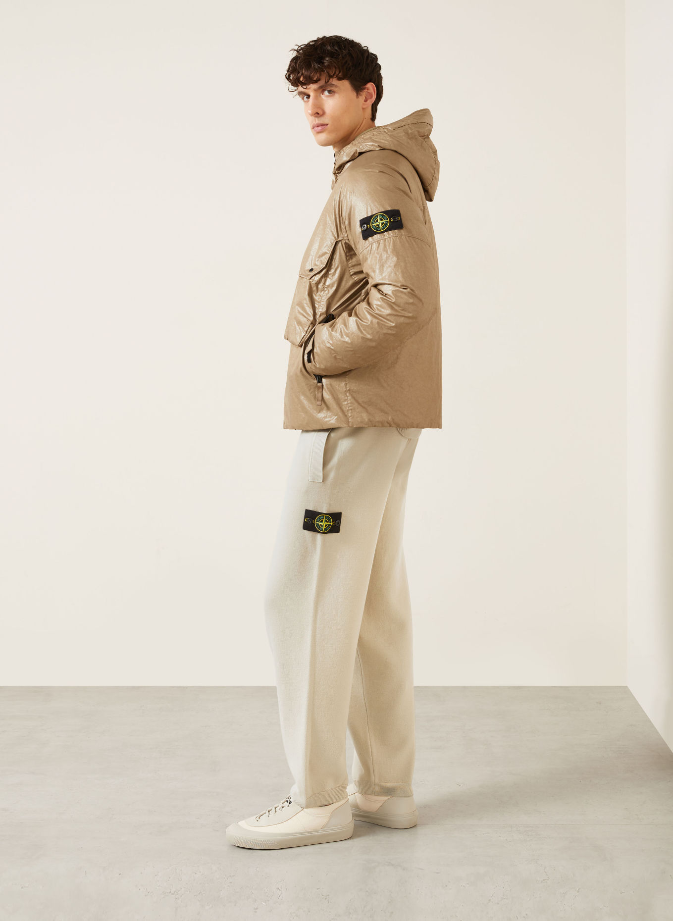 STONE ISLAND Donsjas: LICHTGROEN