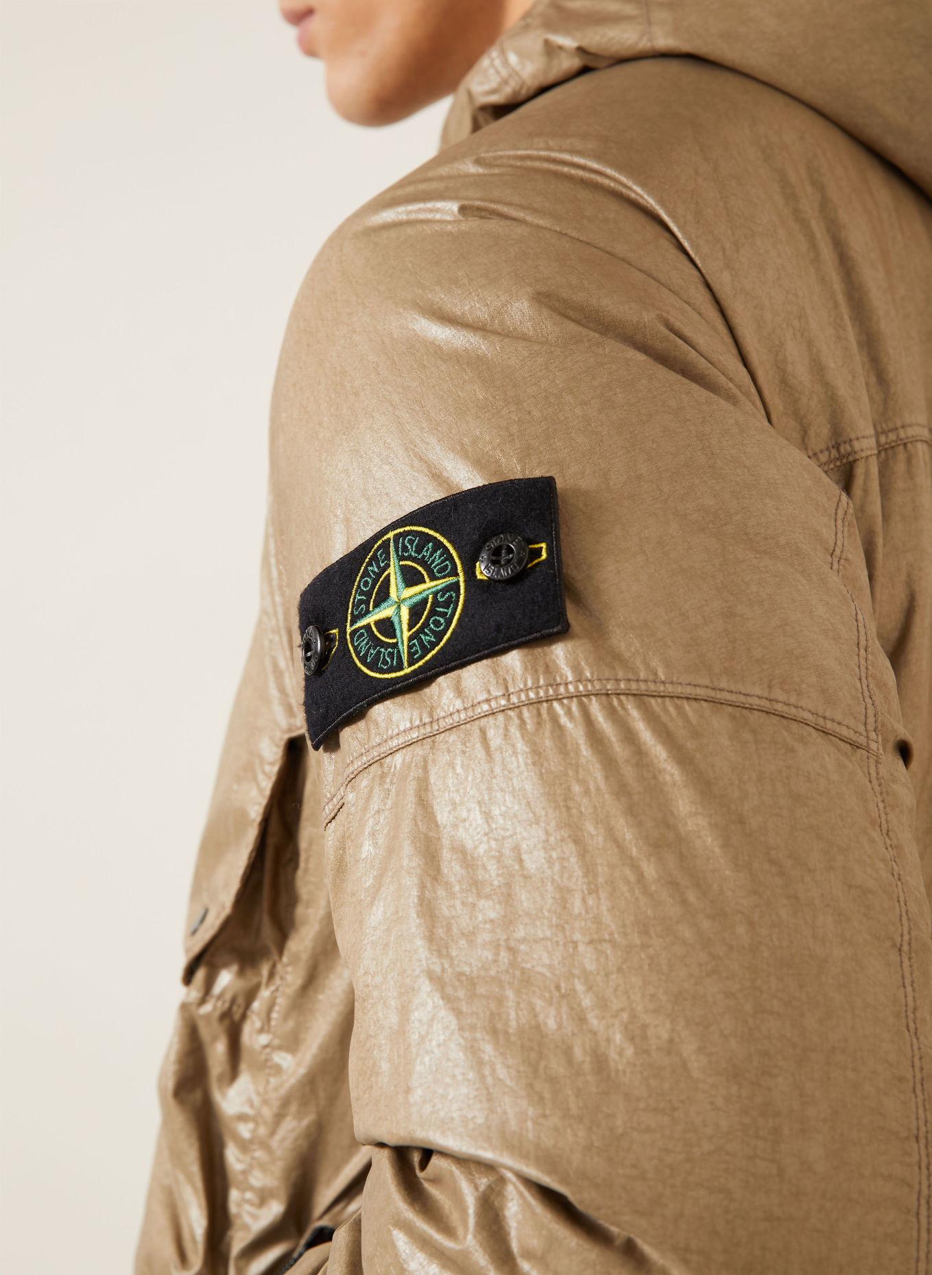 STONE ISLAND Donsjas: LICHTGROEN