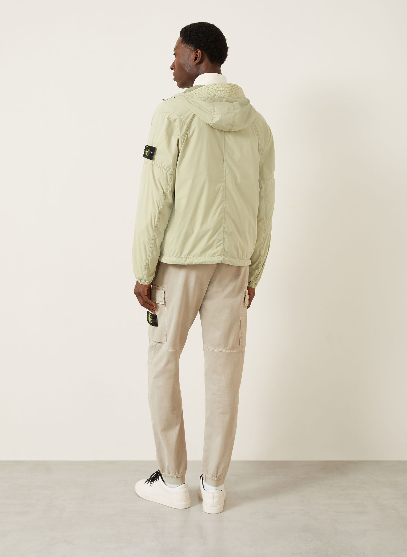 STONE ISLAND Jacke: BEIGE / SCHWARZ