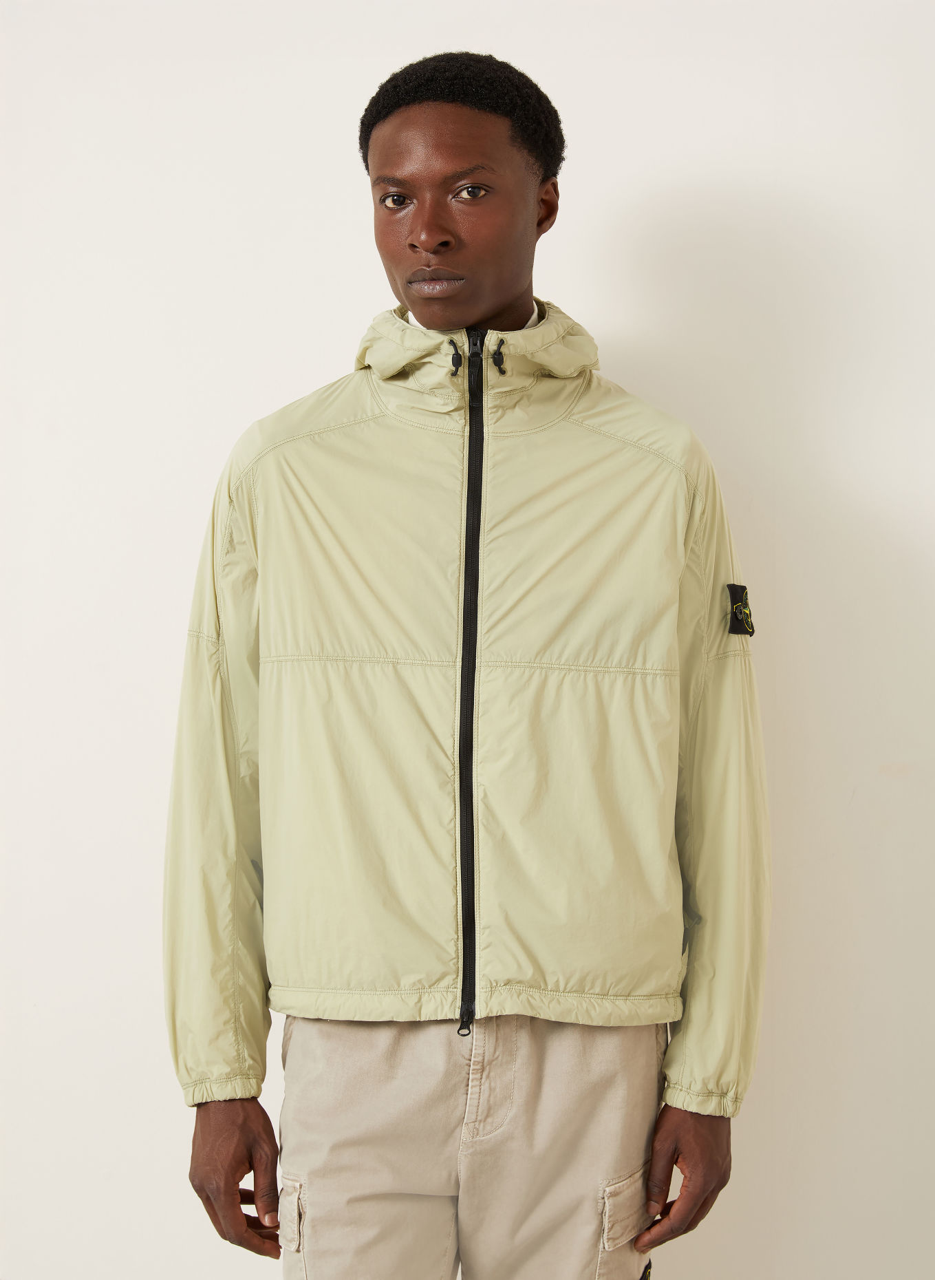 STONE ISLAND Jacke: BEIGE / SCHWARZ