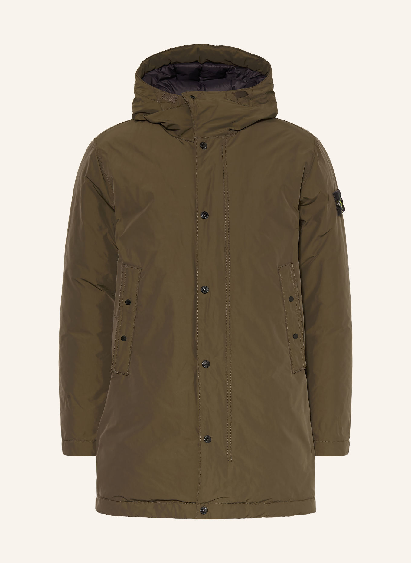 STONE ISLAND Péřová parka: KHAKI