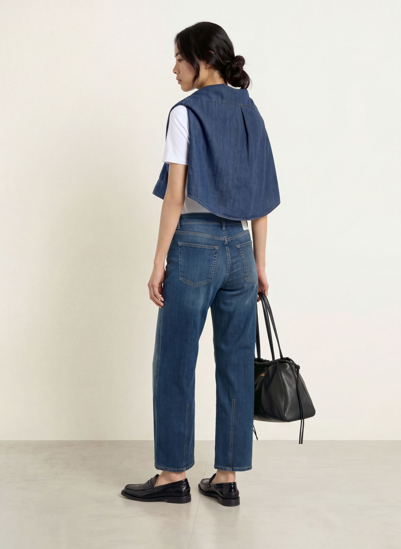 OPUS PANTS Barrel Jeans MENI COUPE: 70216 dark blue