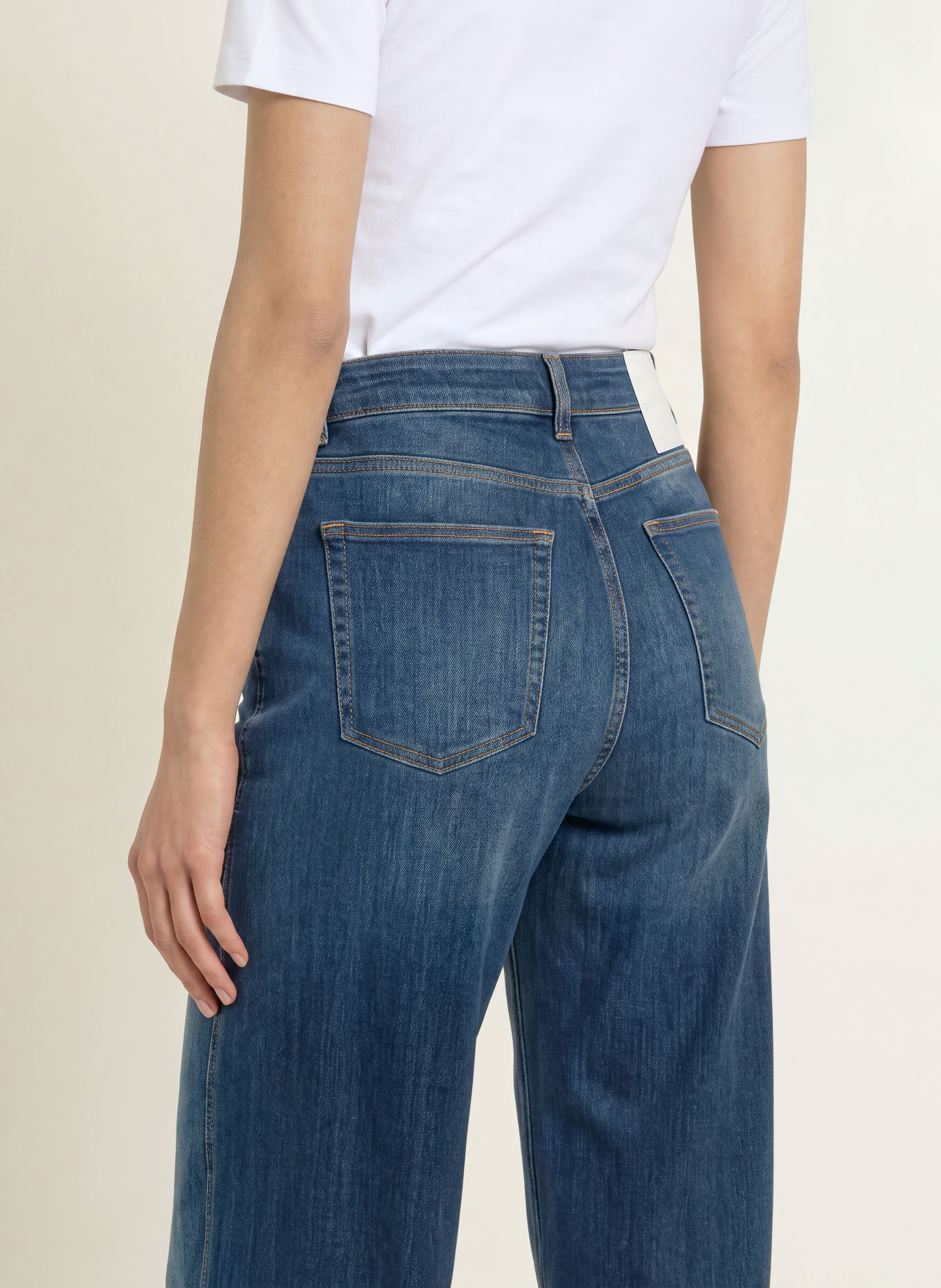 OPUS PANTS Barrel Jeans MENI COUPE: 70216 dark blue