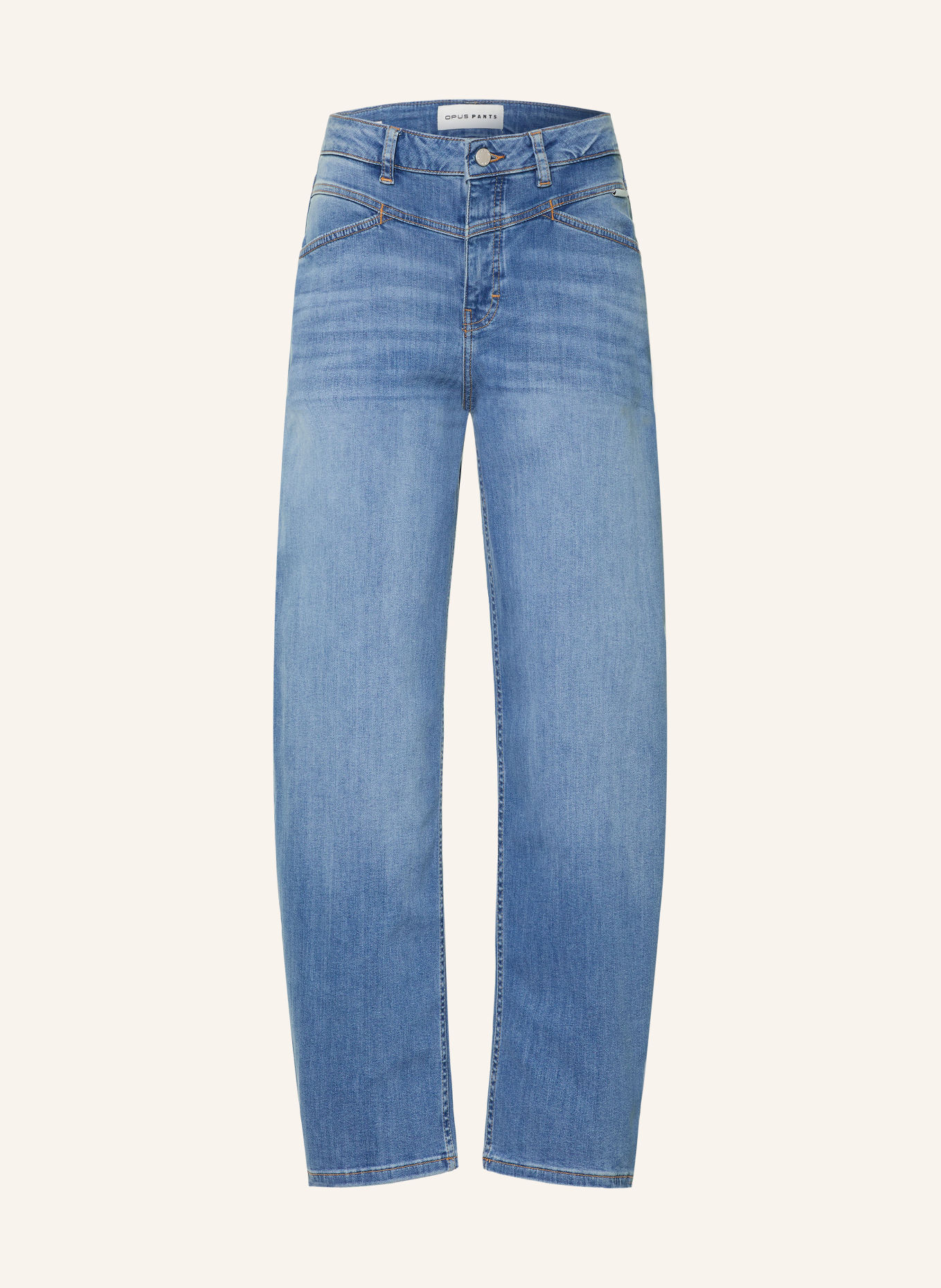 OPUS PANTS Barrel Jeans MARI COSMO: 70365 mid blue