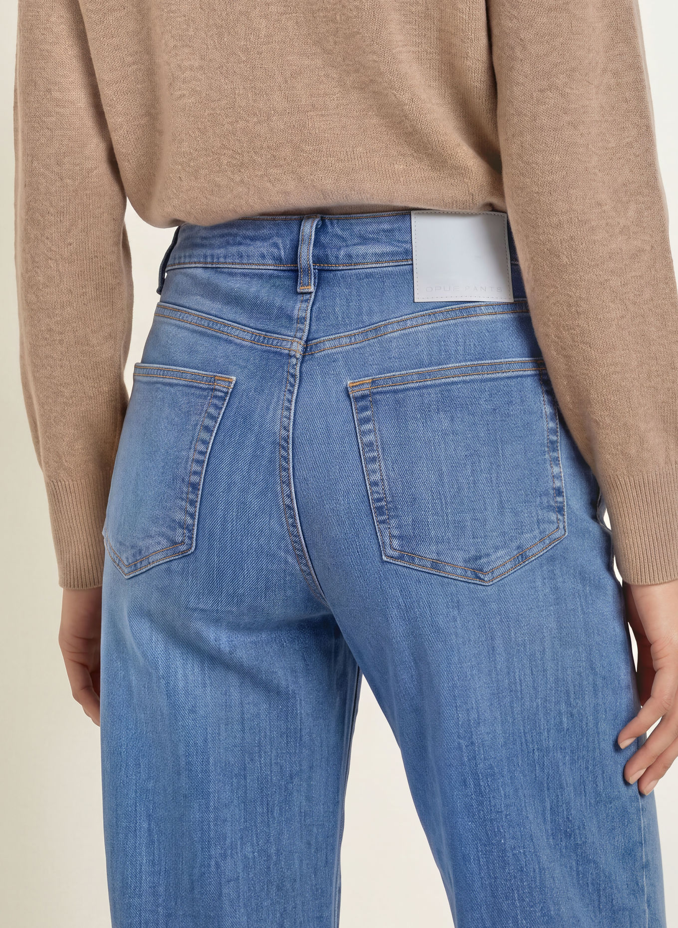 OPUS PANTS Barrel Jeans MARI COSMO: 70365 mid blue