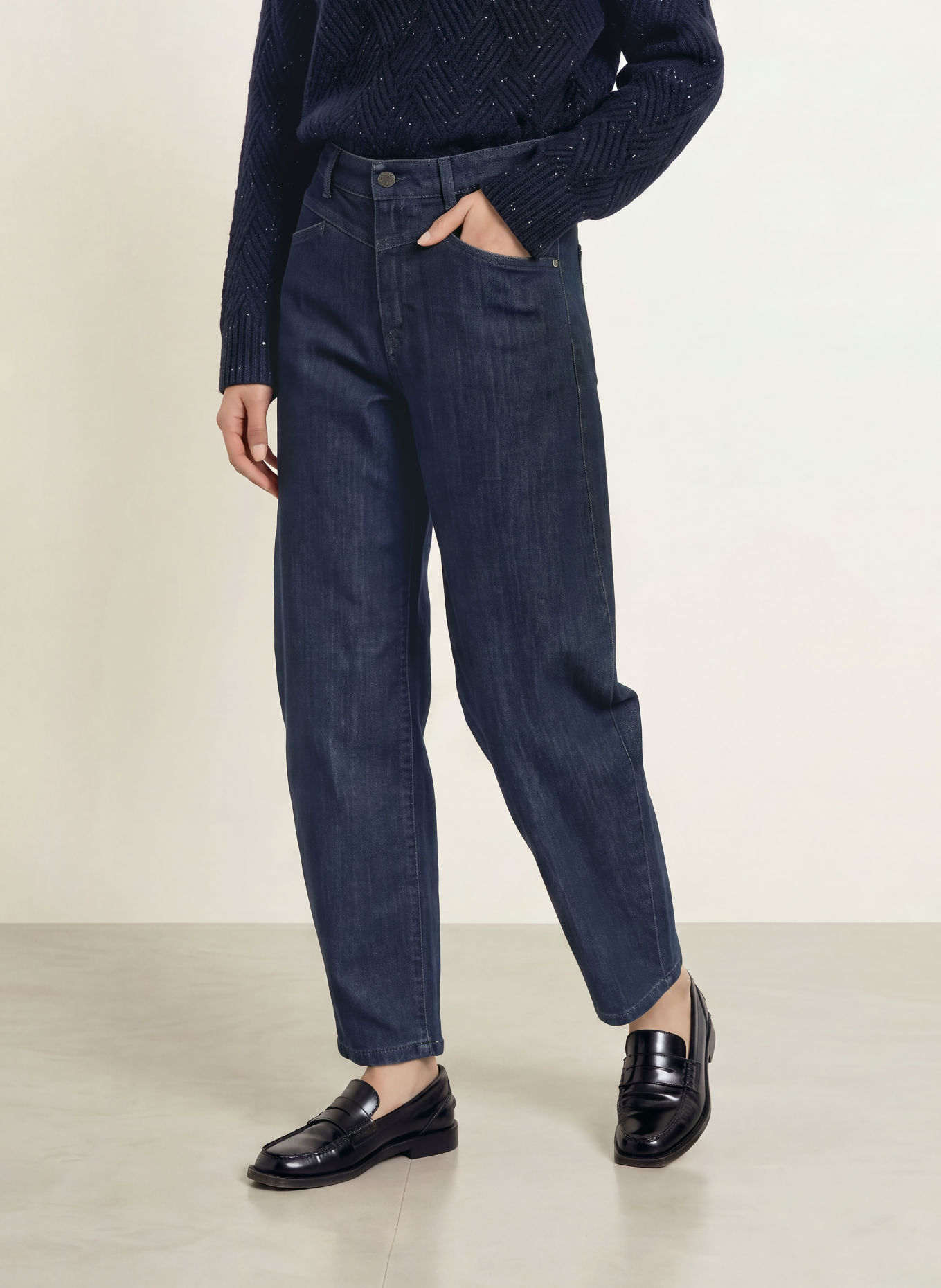 OPUS PANTS Barrel-leg jeans MARI PATRON: 70412 blue rinse