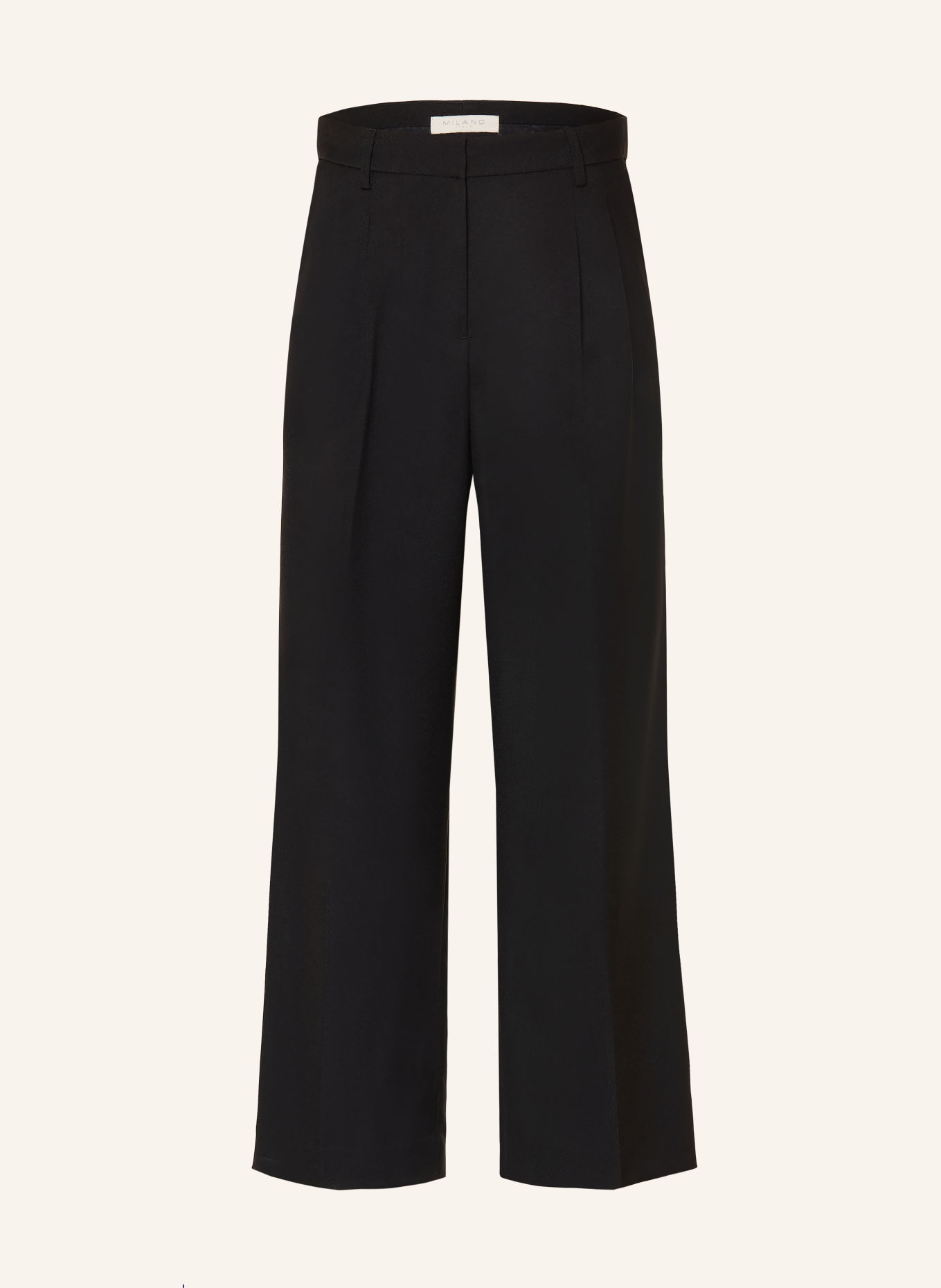 MILANO ITALY Wide-leg trousers: BLACK