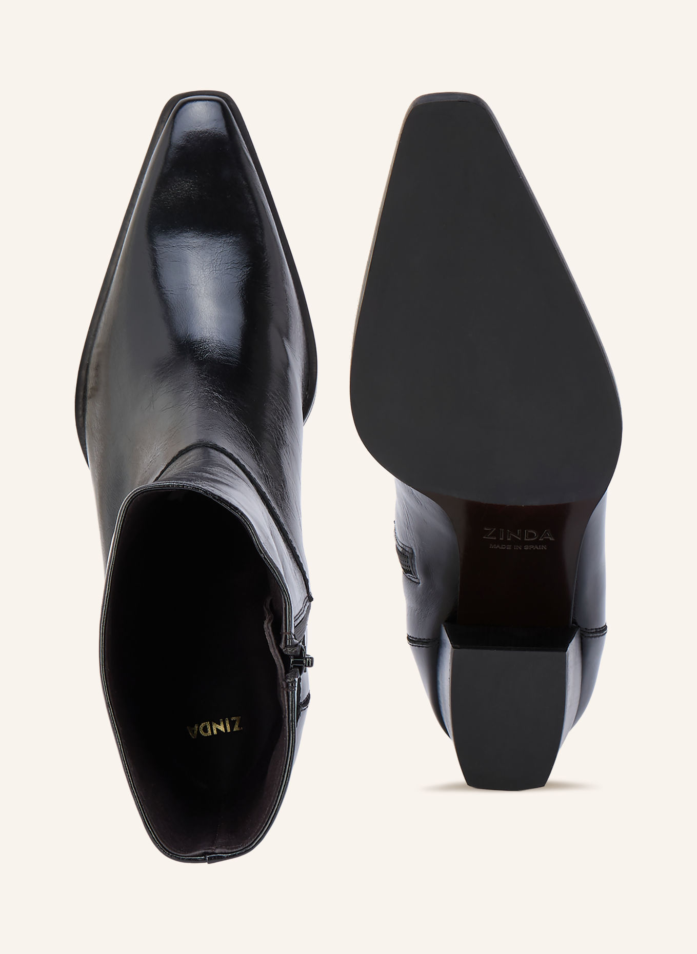 ZINDA SONDRA Ankle boots: BLACK