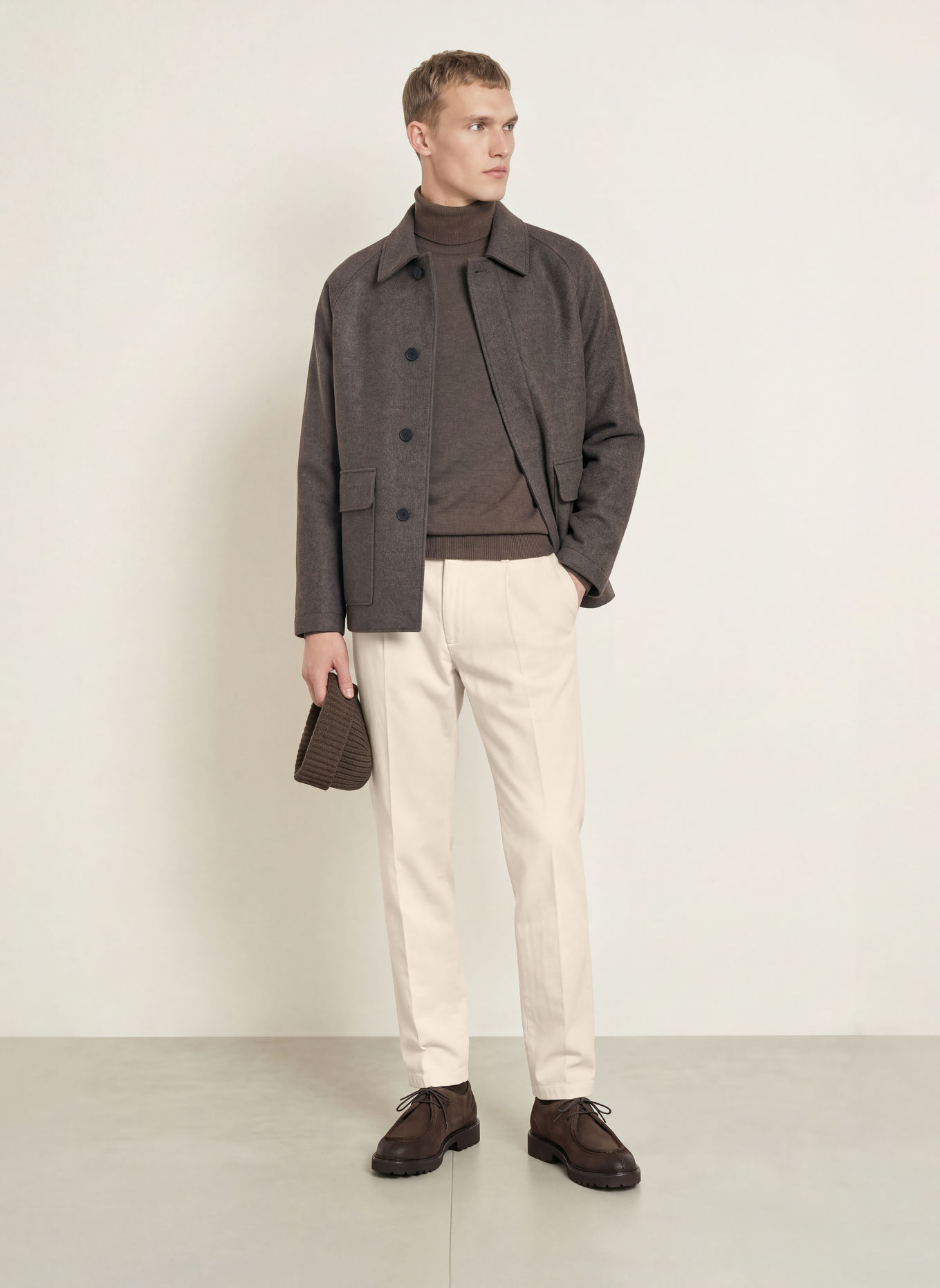 BOGLIOLI Chino Slim Fit: ECRU