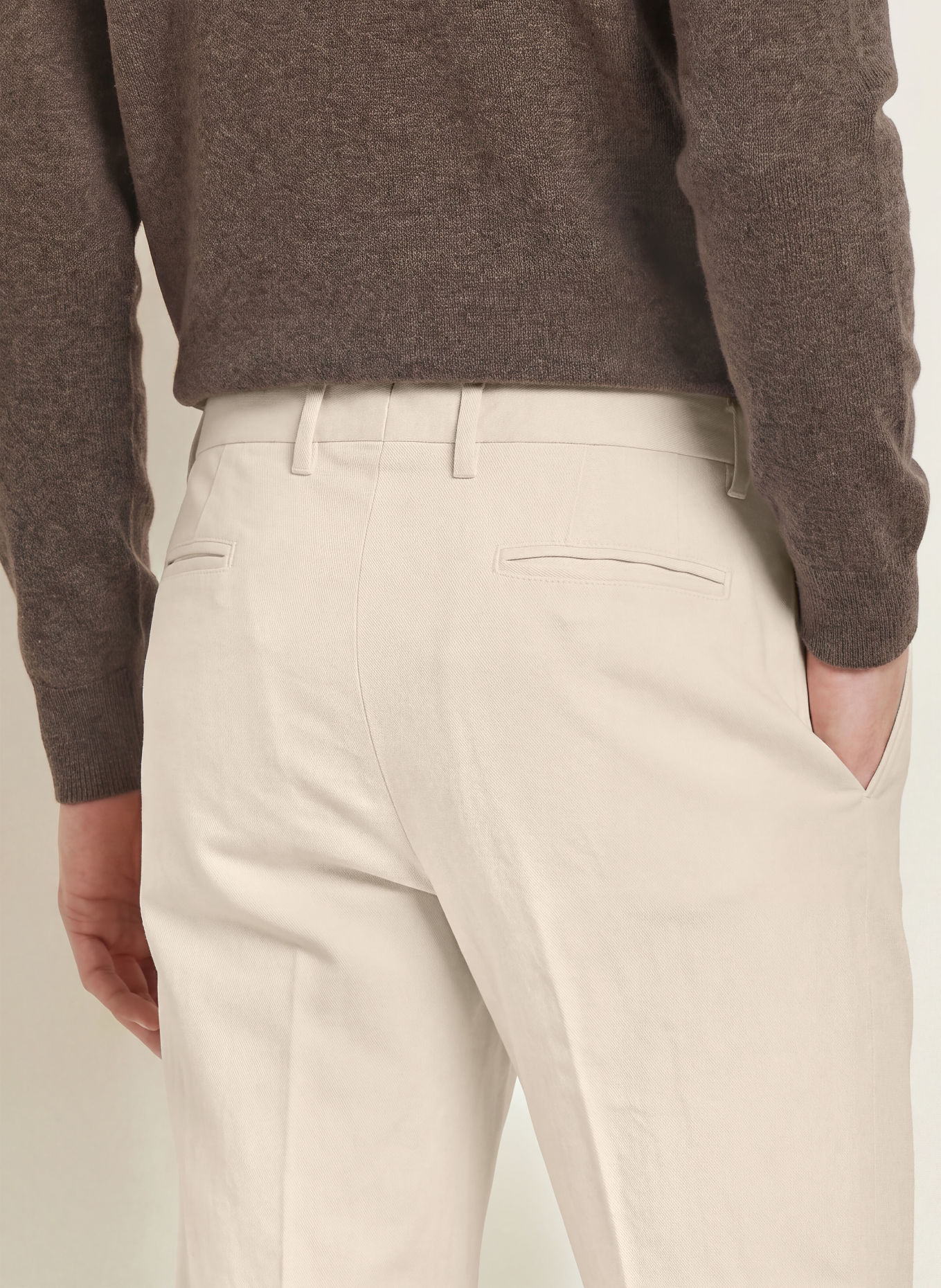 BOGLIOLI Chino Slim Fit: ECRU