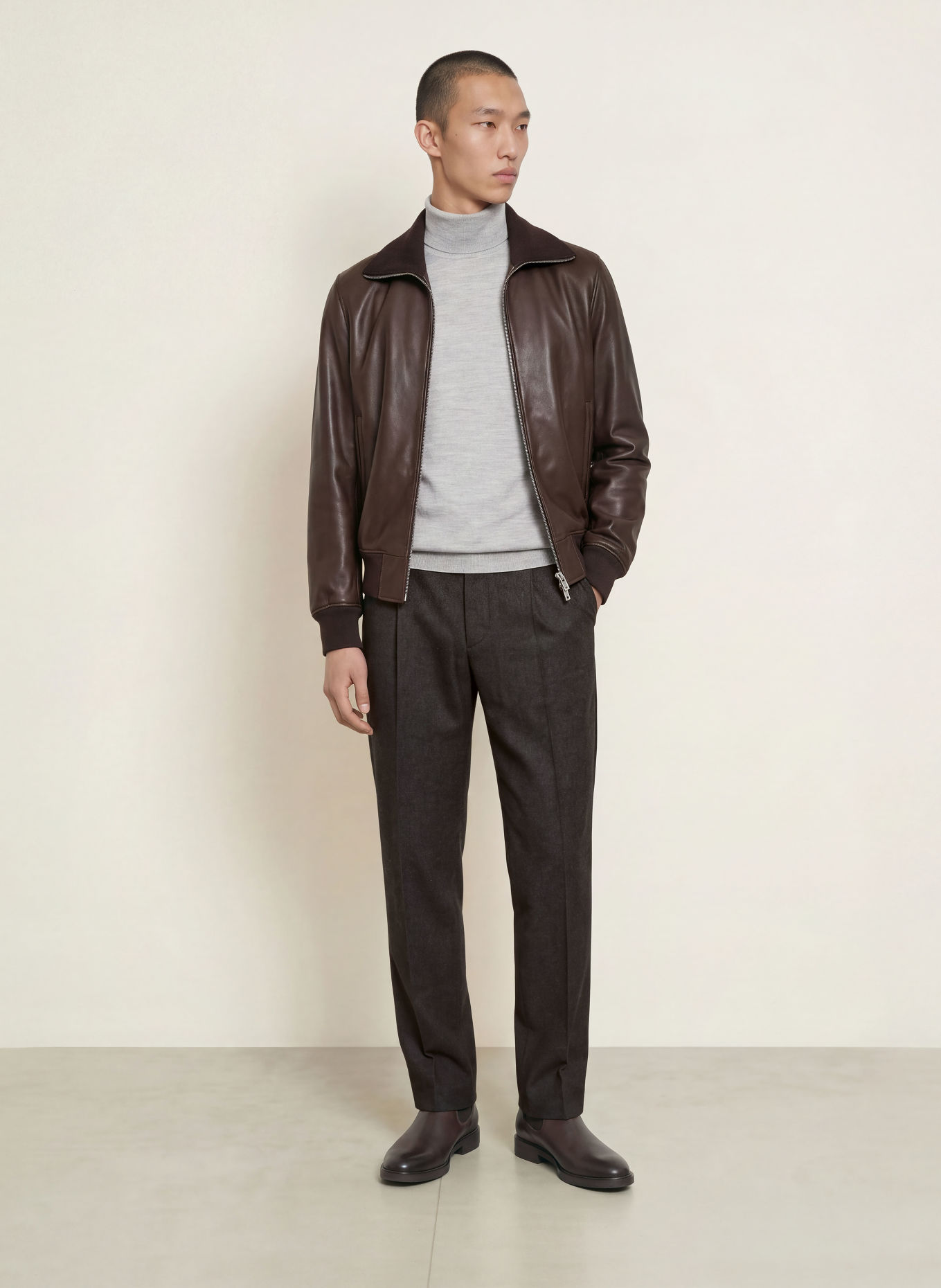 TIGER OF SWEDEN Broek TODNE Regular Fit: DONKERGRIJS